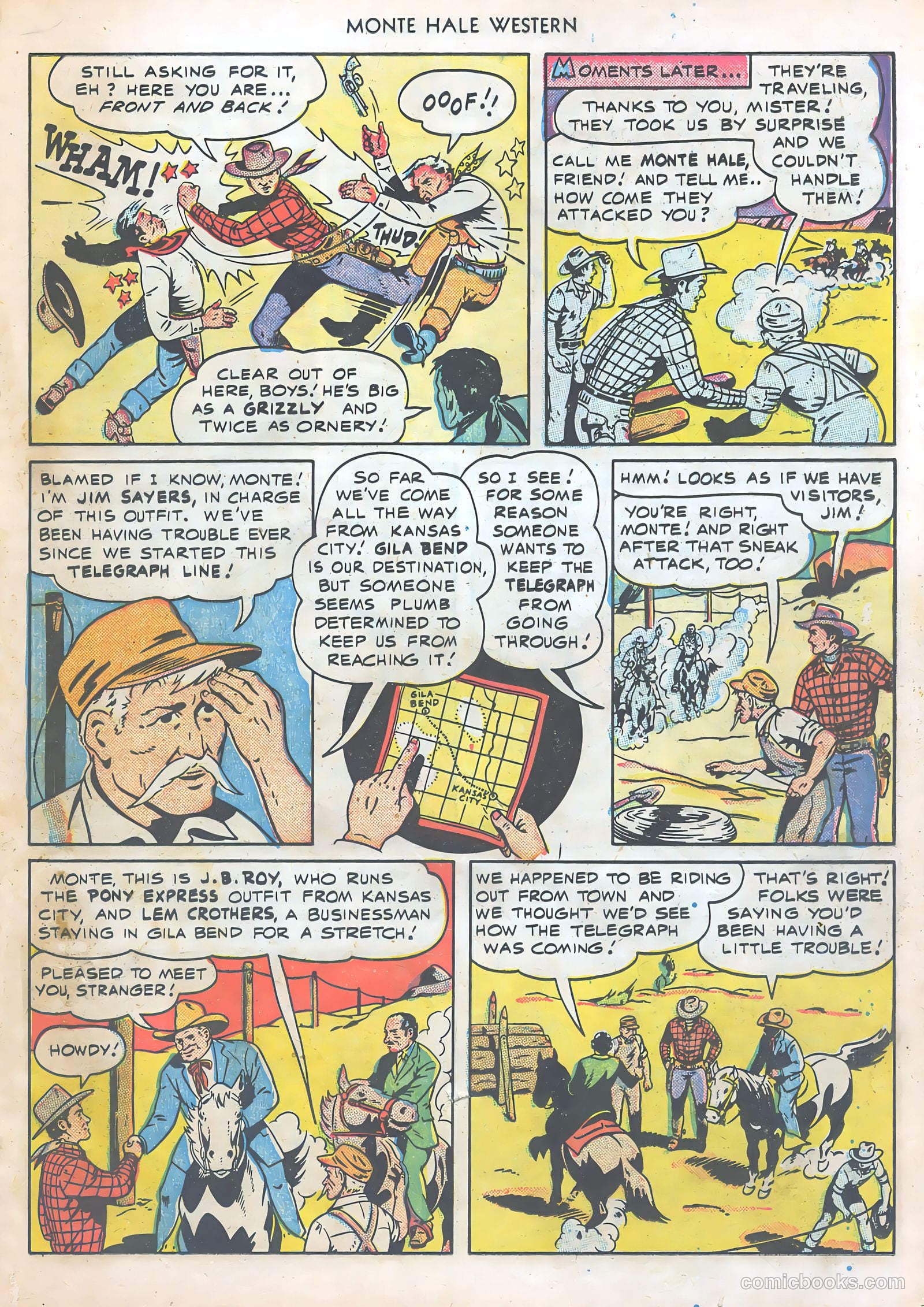Monte Hale Western #47 (1950) — page 27 of 52