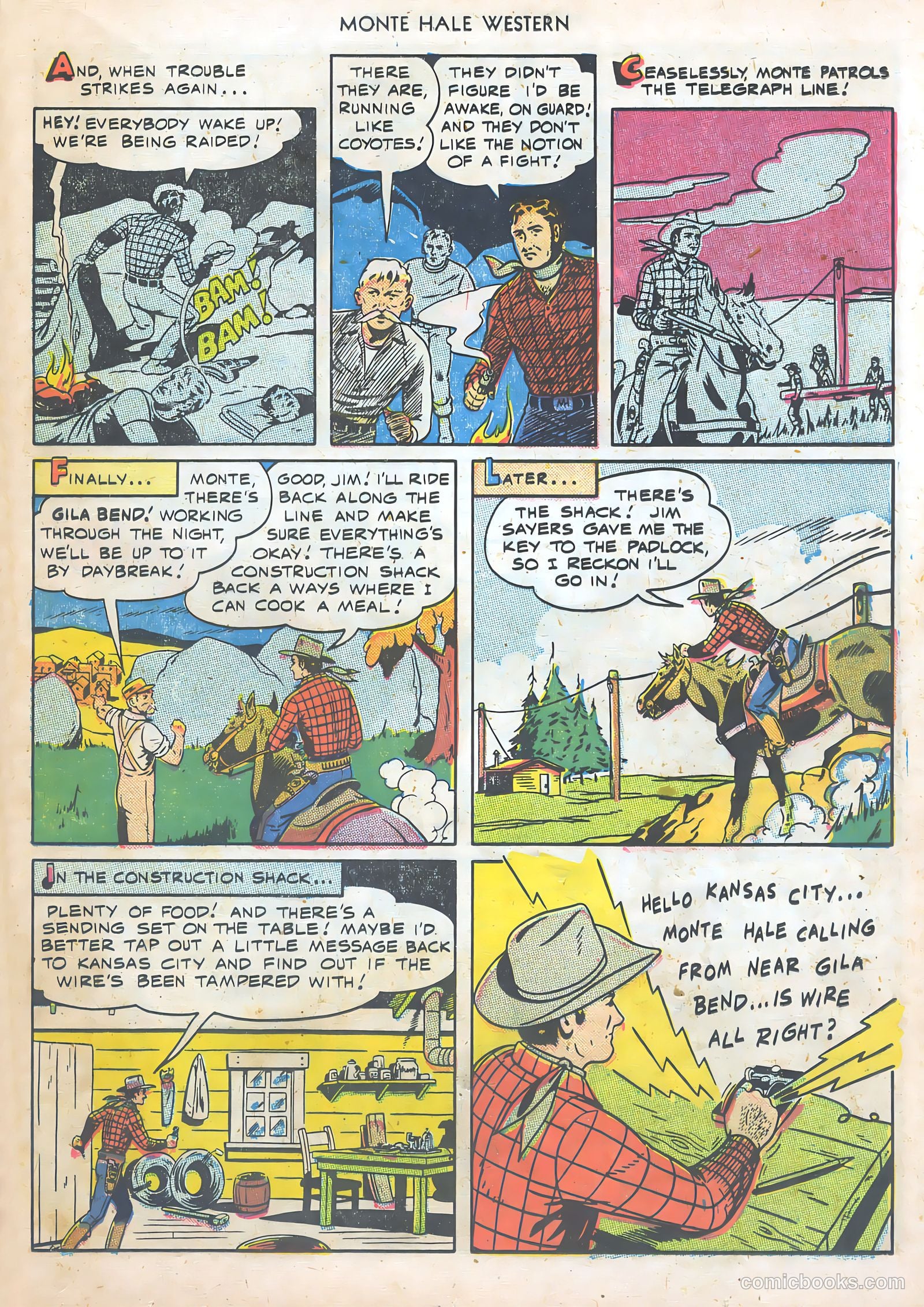 Monte Hale Western #47 (1950) — page 29 of 52