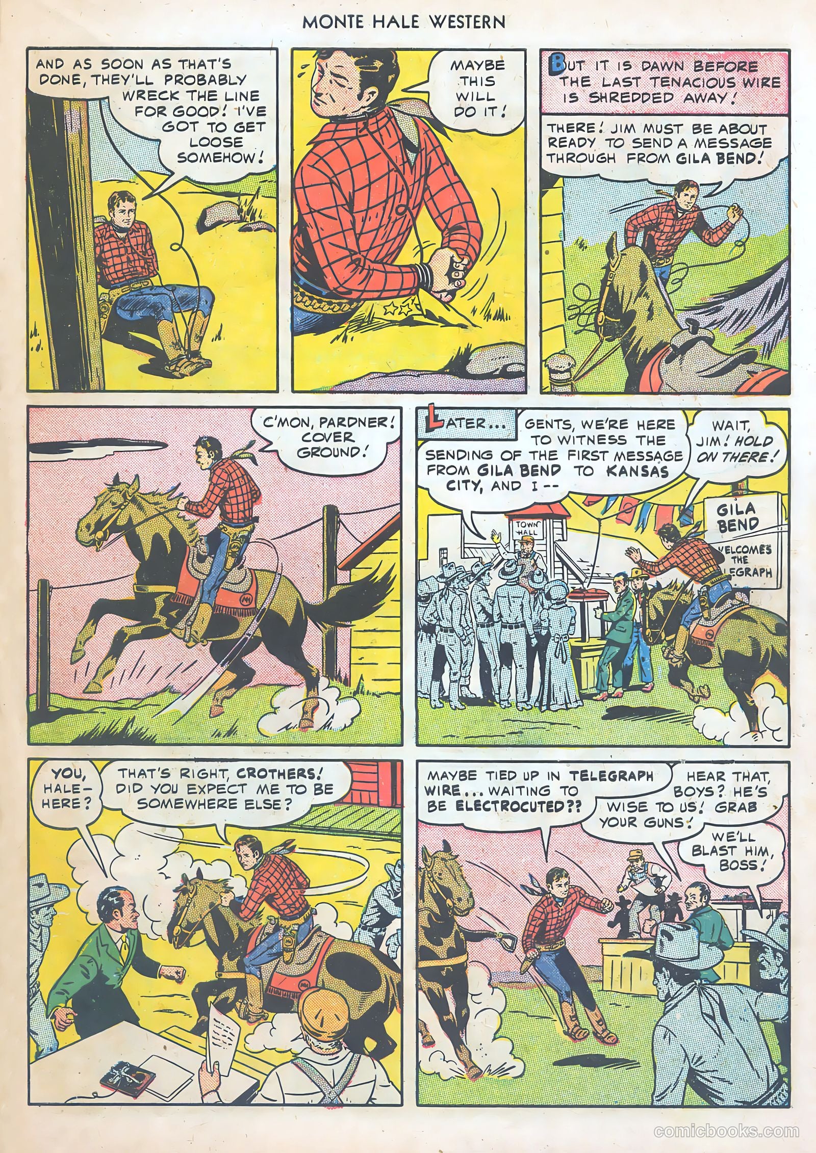 Monte Hale Western #47 (1950) — page 31 of 52