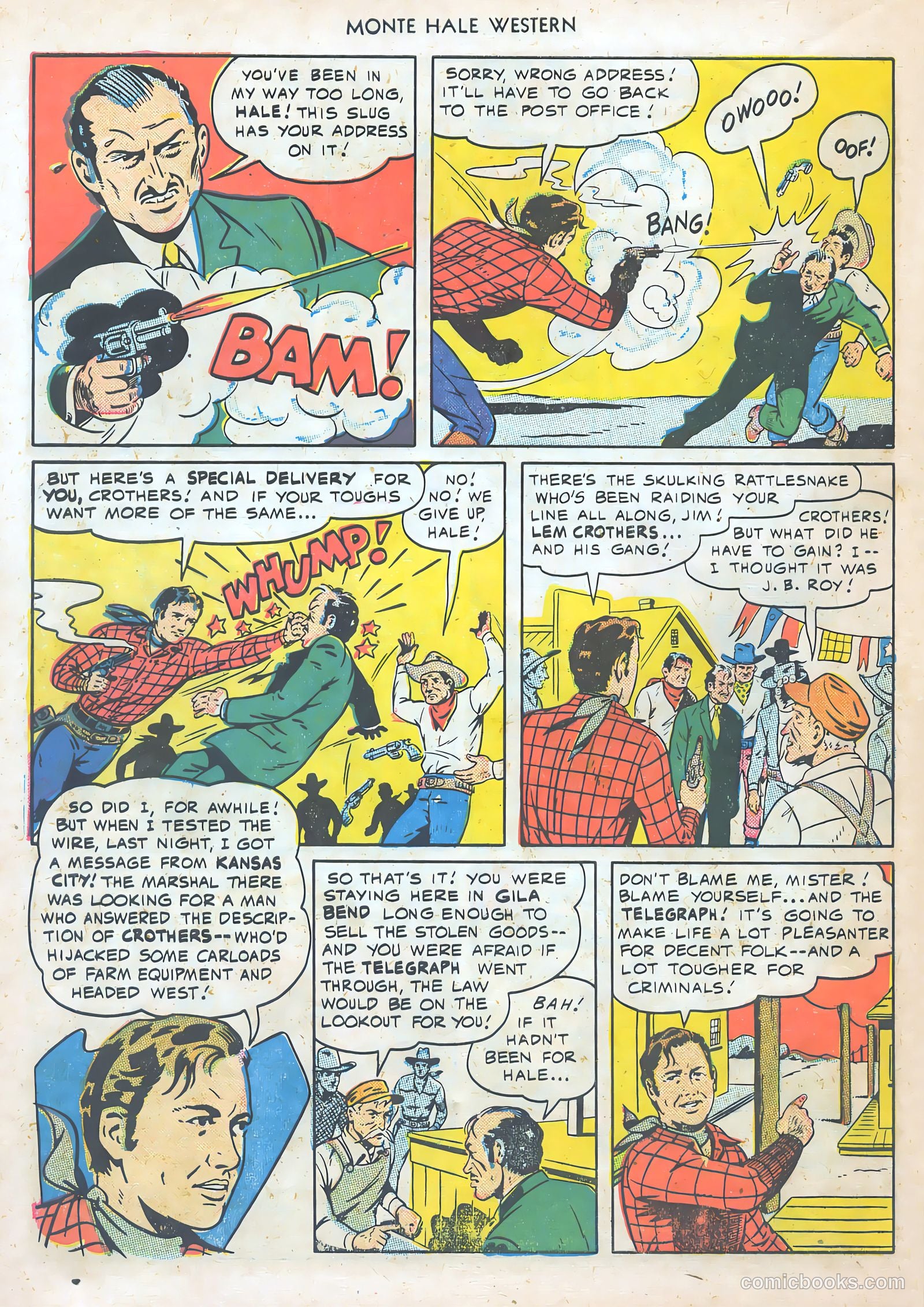Monte Hale Western #47 (1950) — page 32 of 52
