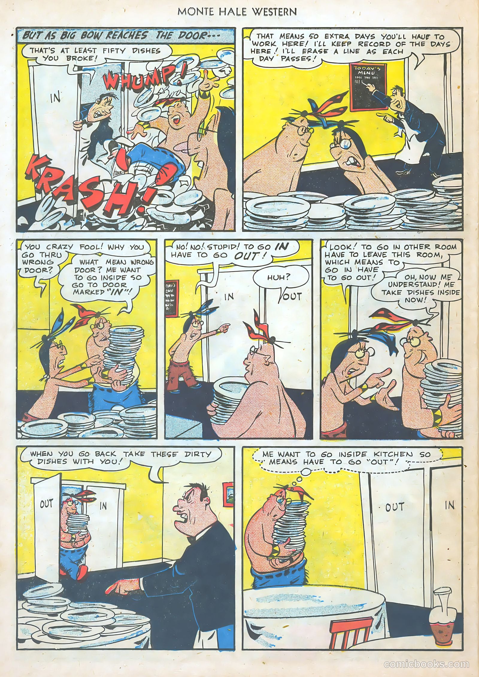 Monte Hale Western #47 (1950) — page 38 of 52