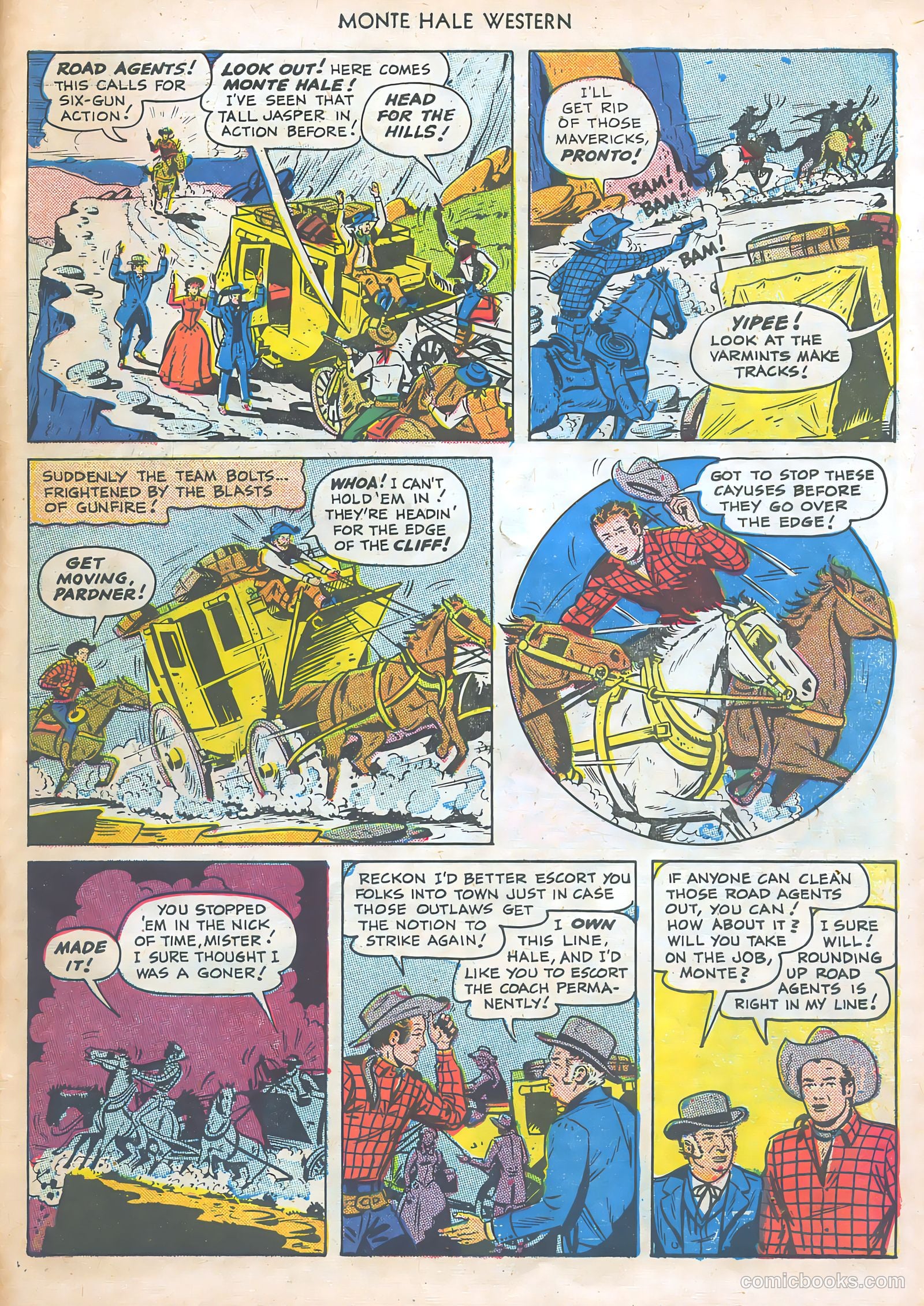 Monte Hale Western #47 (1950) — page 43 of 52