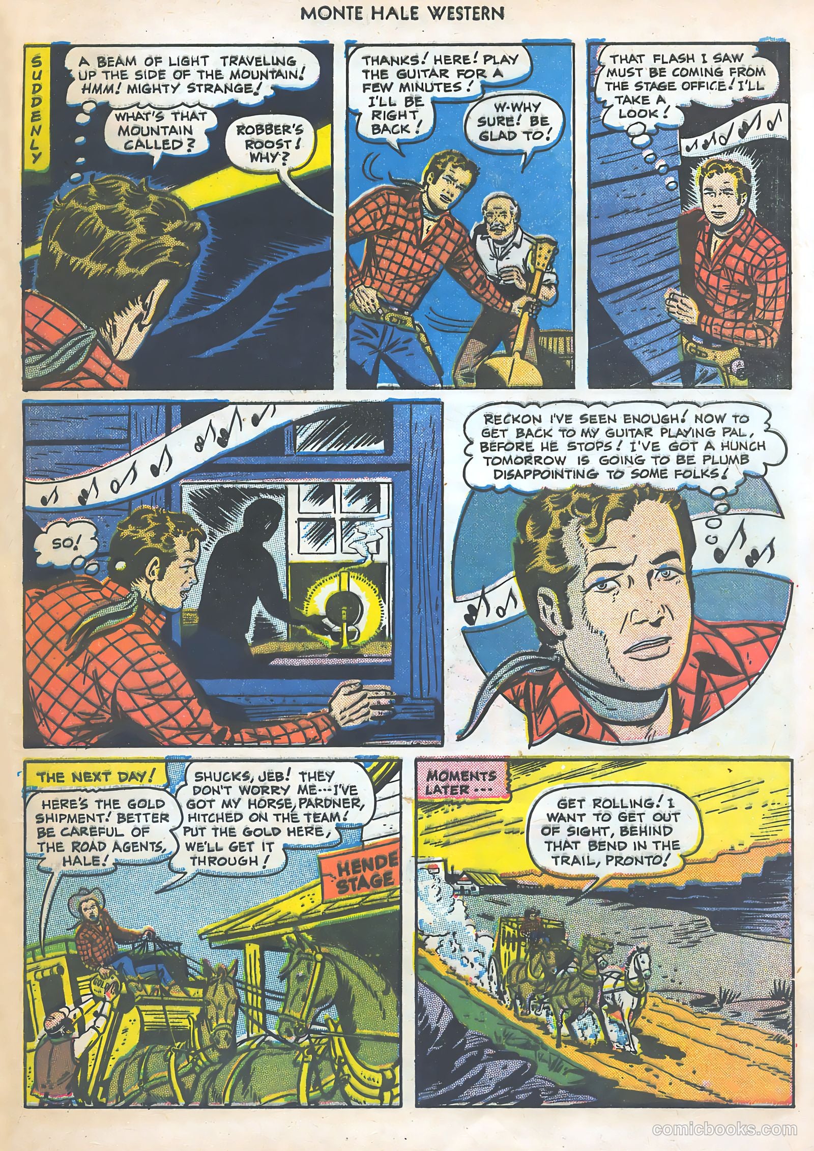 Monte Hale Western #47 (1950) — page 45 of 52
