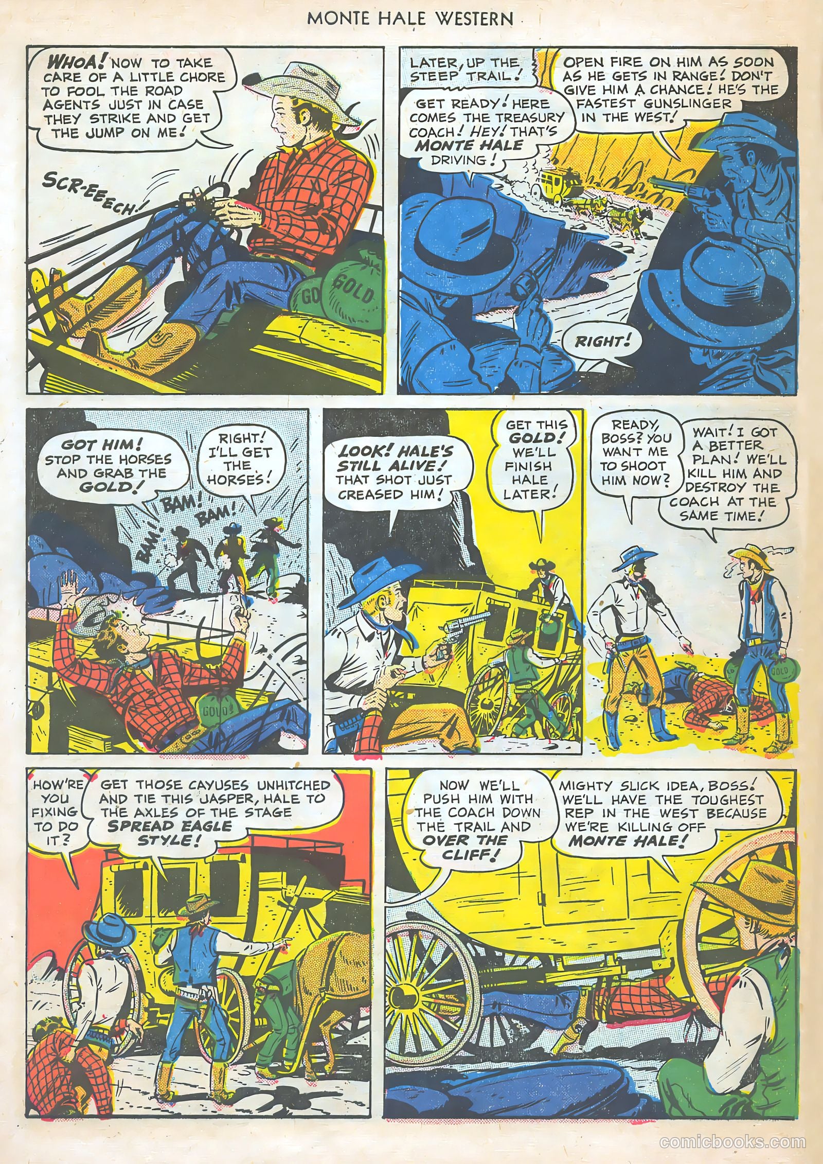 Monte Hale Western #47 (1950) — page 46 of 52