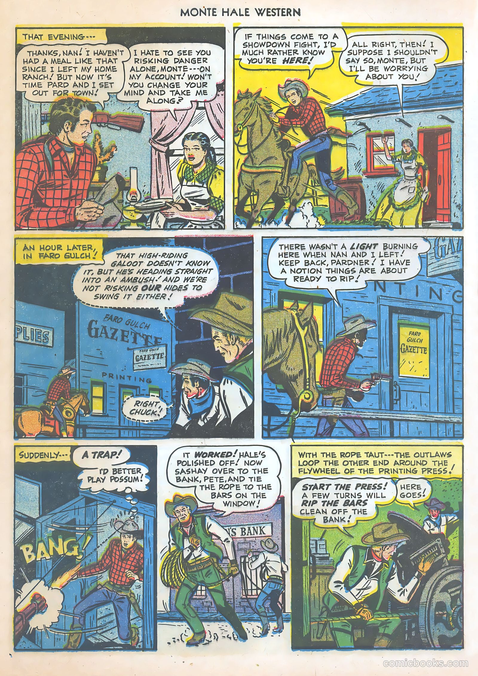 Monte Hale Western #48 (1950) — page 8 of 52