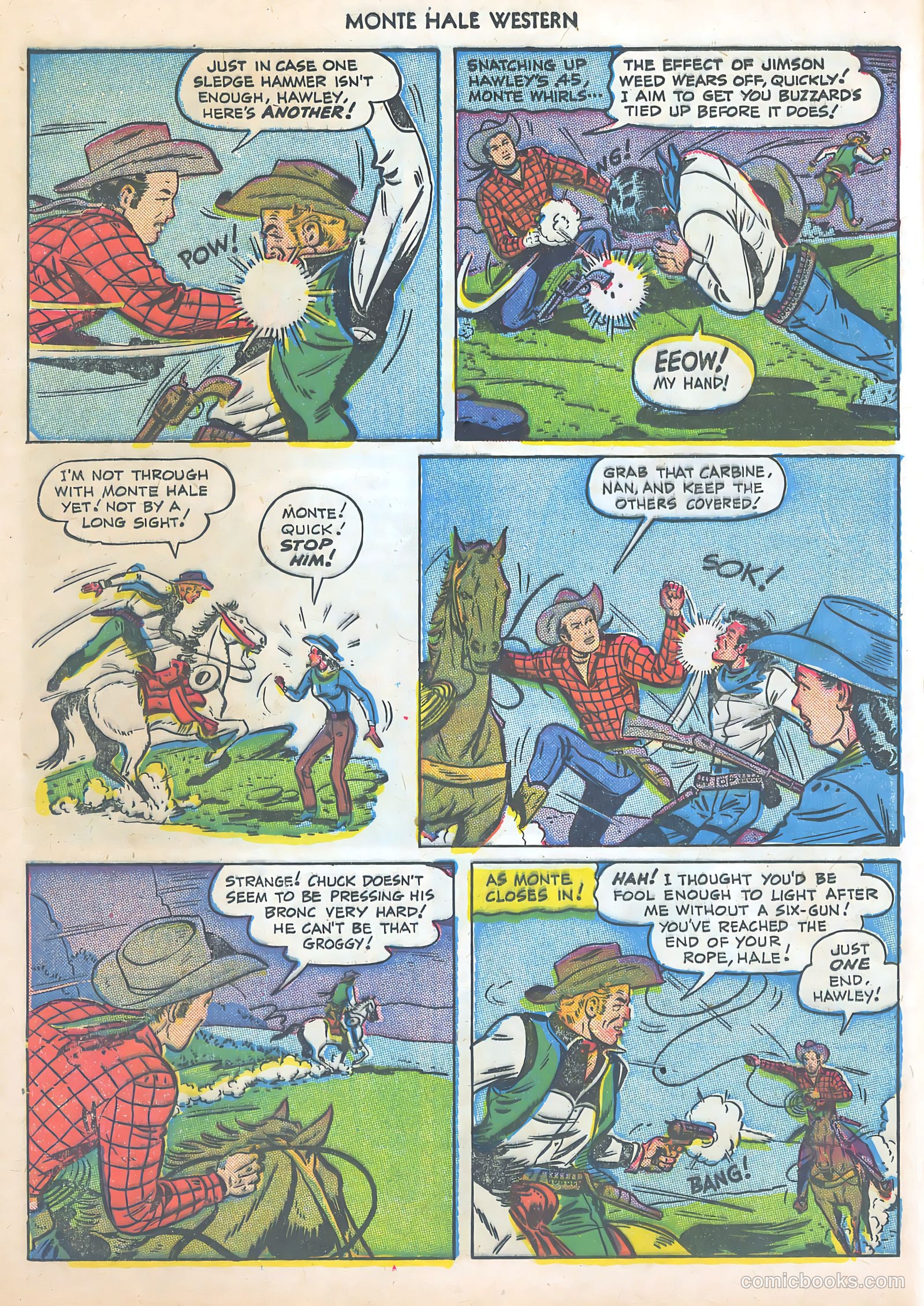 Monte Hale Western #48 (1950) — page 12 of 52