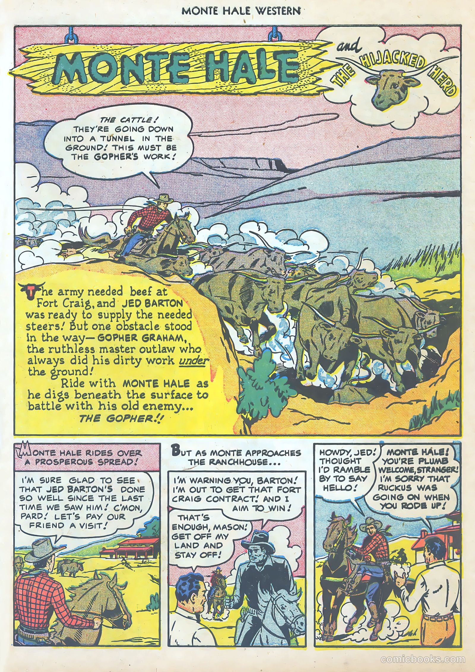 Monte Hale Western #48 (1950) — page 19 of 52