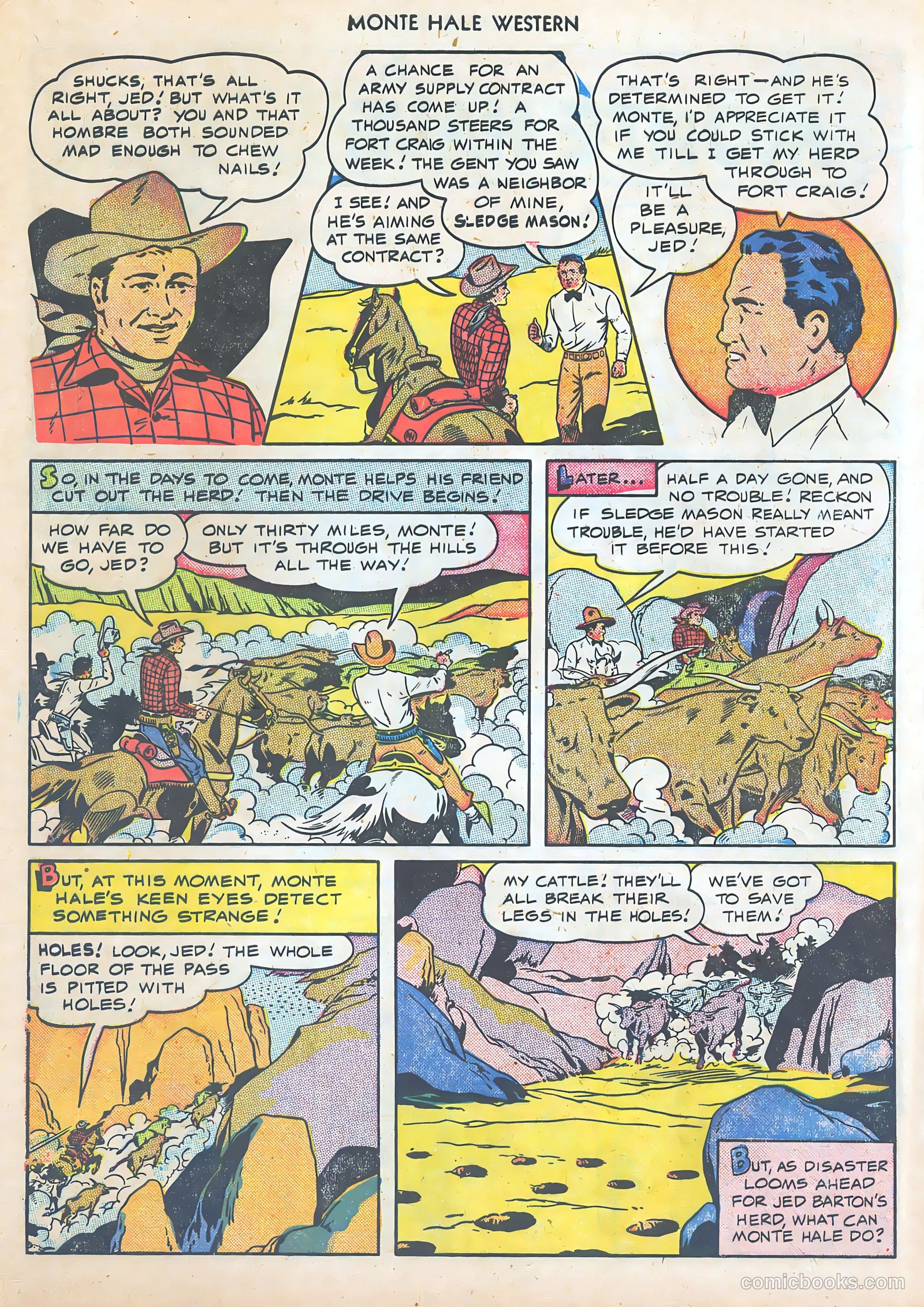Monte Hale Western #48 (1950) — page 20 of 52