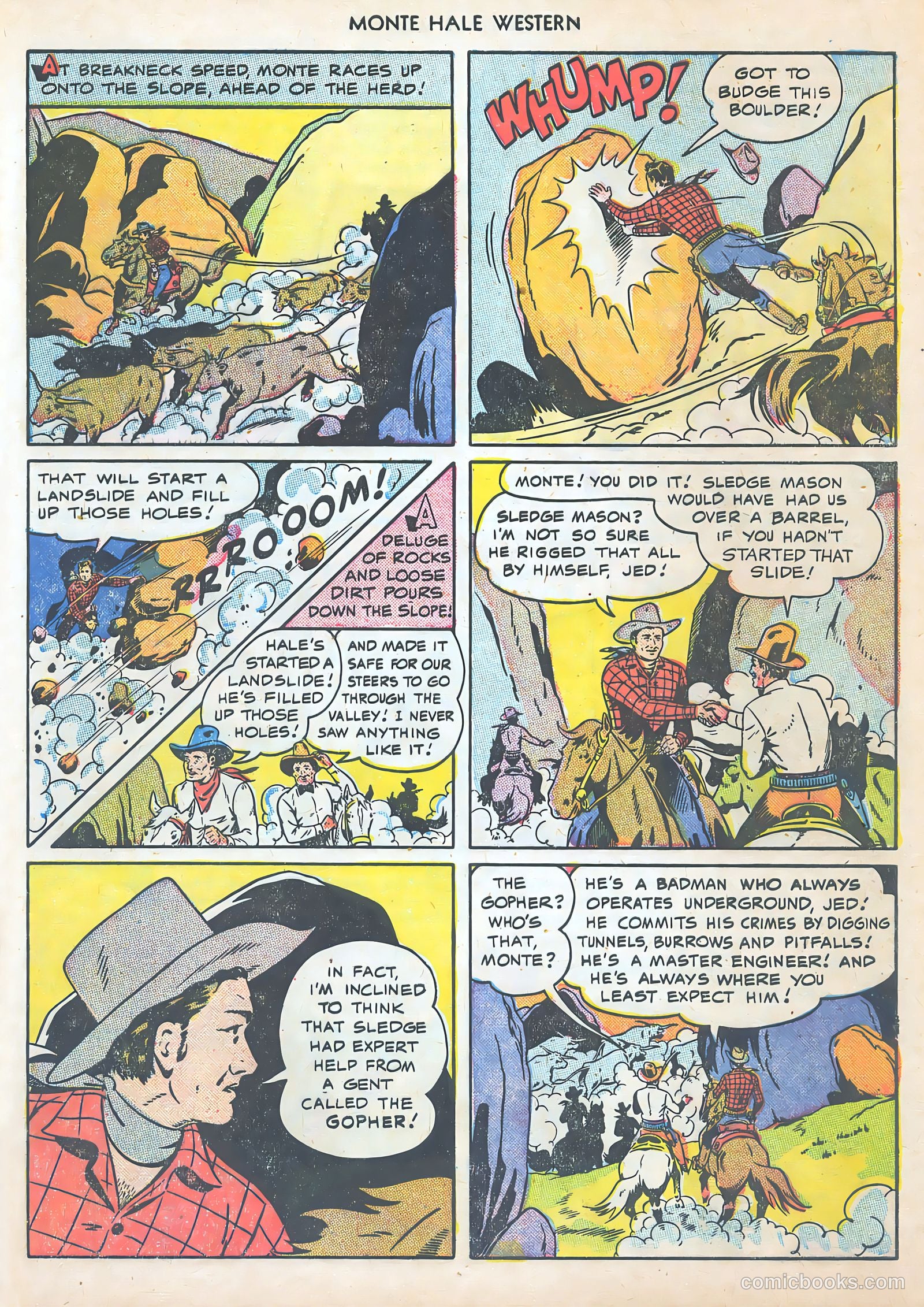 Monte Hale Western #48 (1950) — page 21 of 52