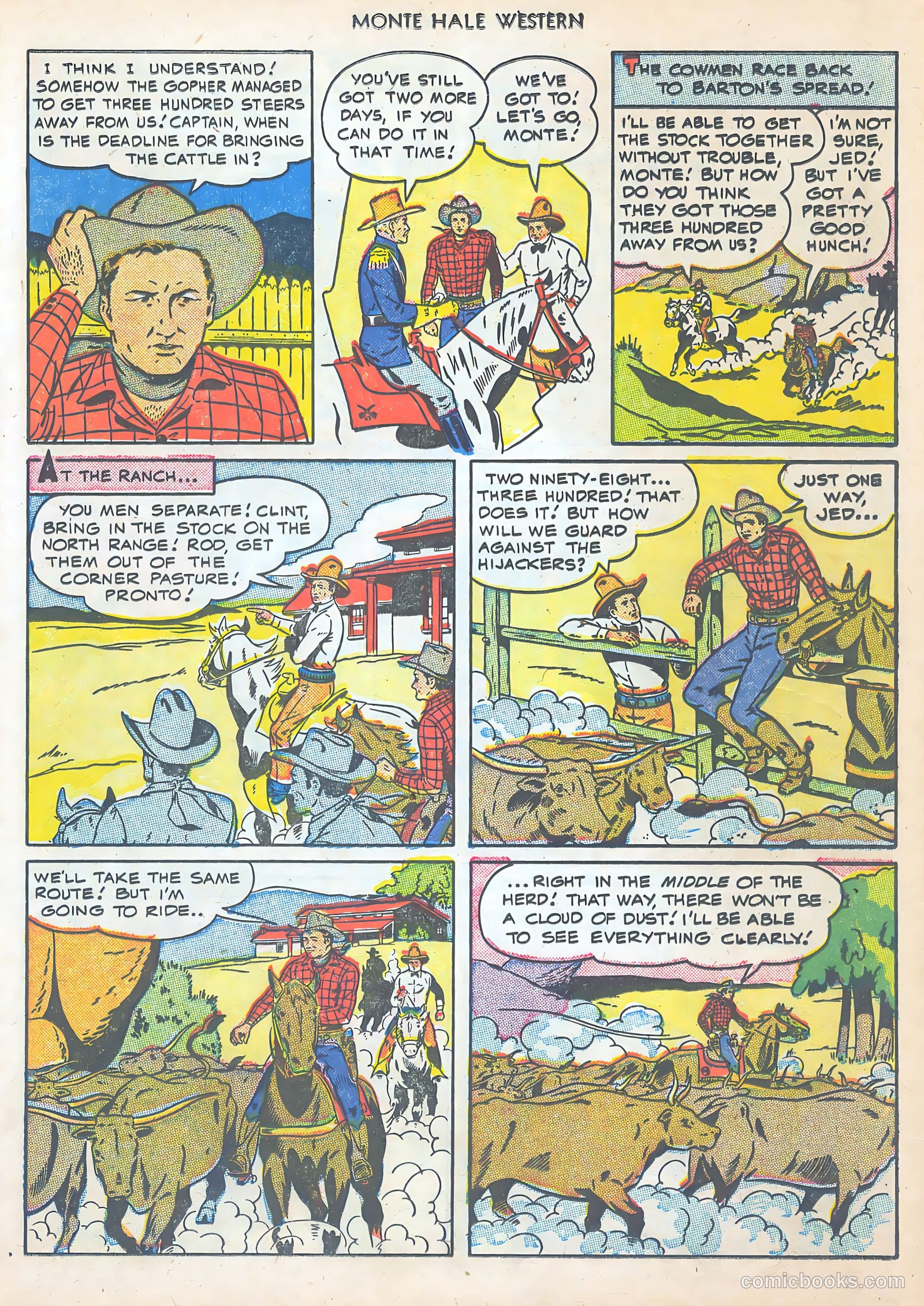 Monte Hale Western #48 (1950) — page 23 of 52