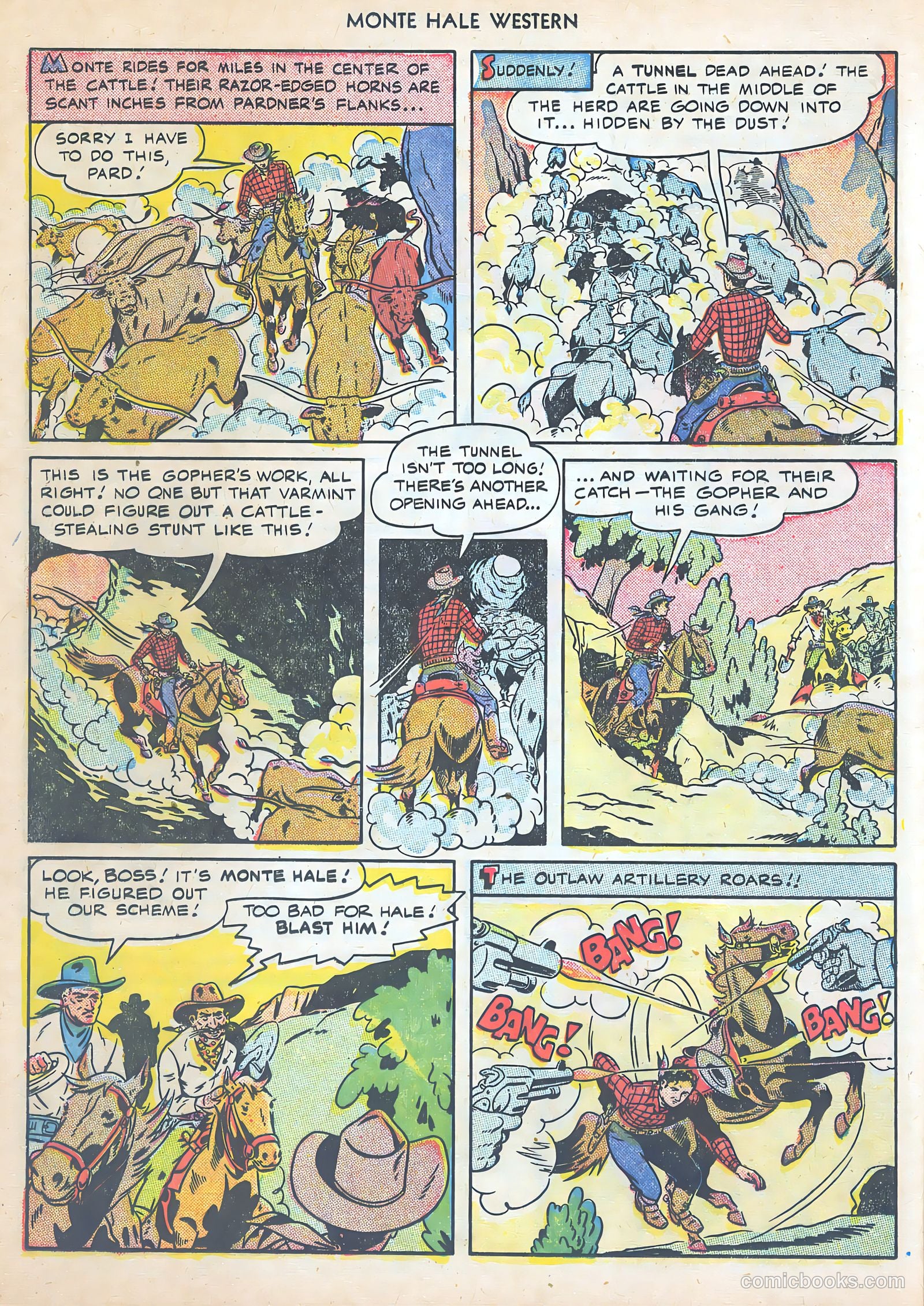 Monte Hale Western #48 (1950) — page 24 of 52