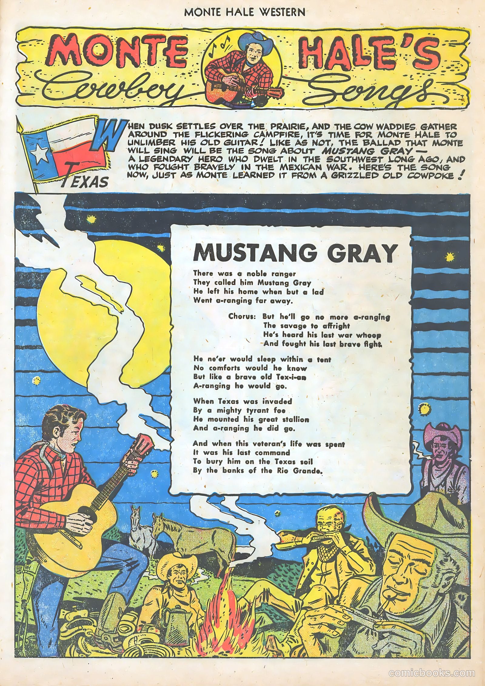 Monte Hale Western #48 (1950) — page 33 of 52