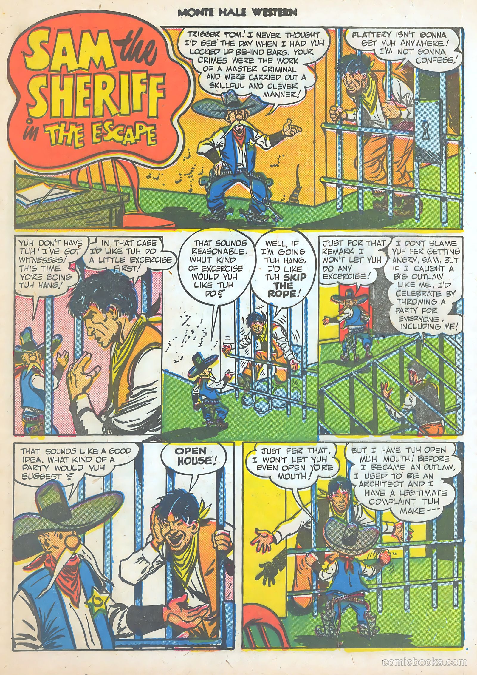 Monte Hale Western #48 (1950) — page 36 of 52