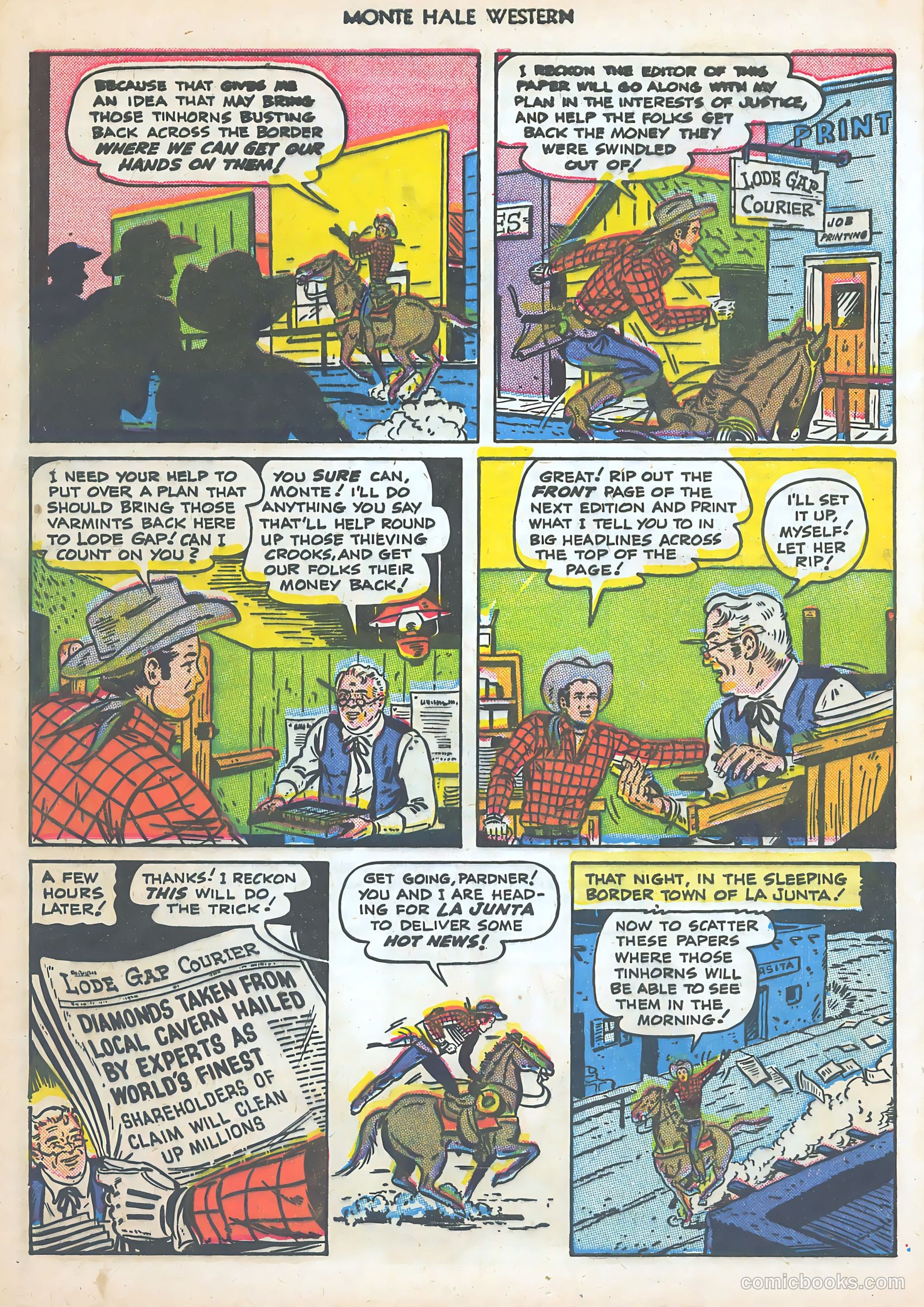 Monte Hale Western #48 (1950) — page 48 of 52