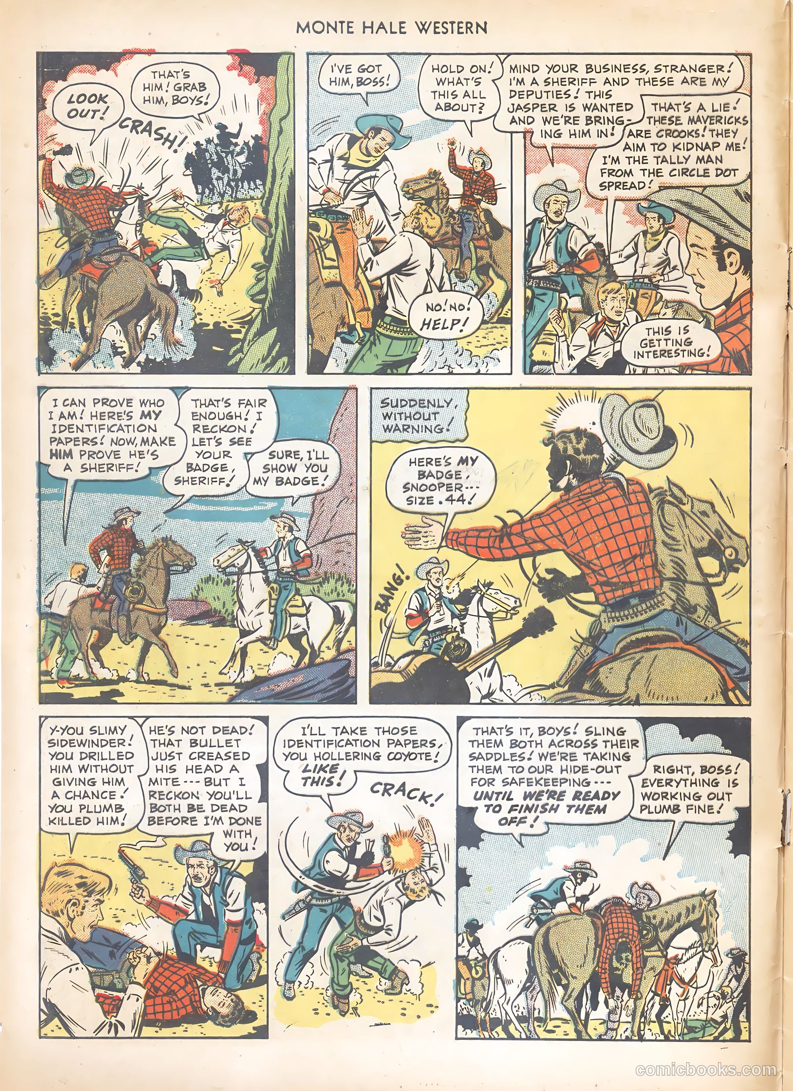 Monte Hale Western #49 (1950) — page 4 of 36
