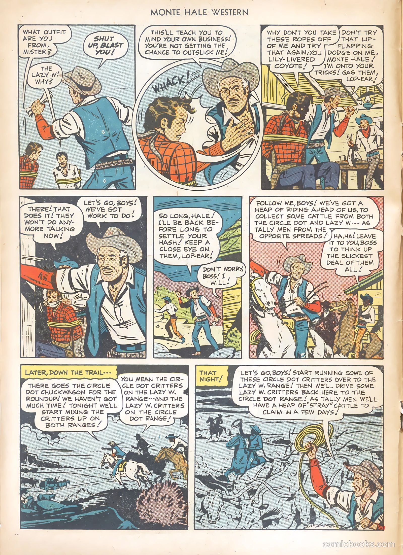 Monte Hale Western #49 (1950) — page 6 of 36