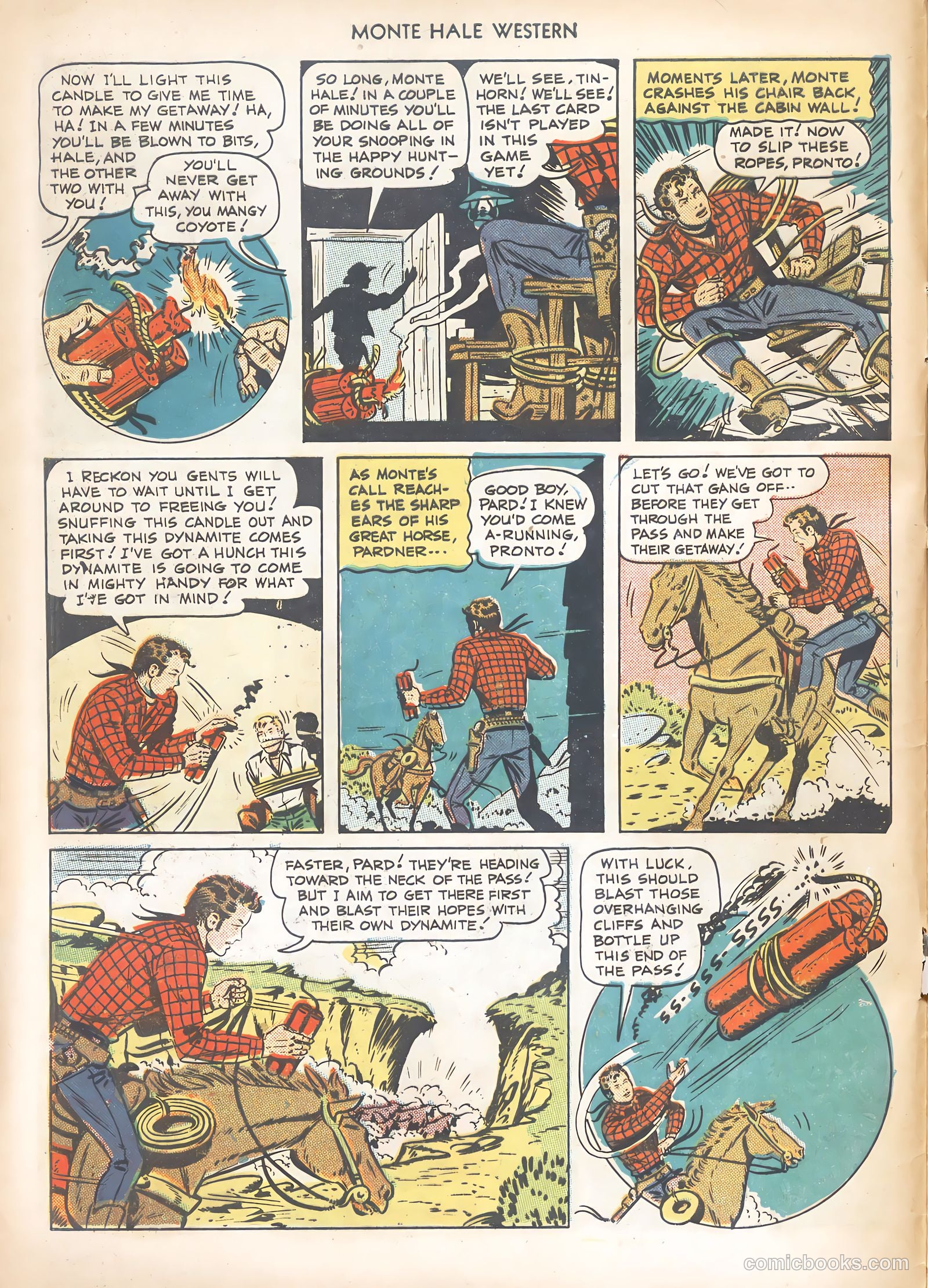 Monte Hale Western #49 (1950) — page 8 of 36