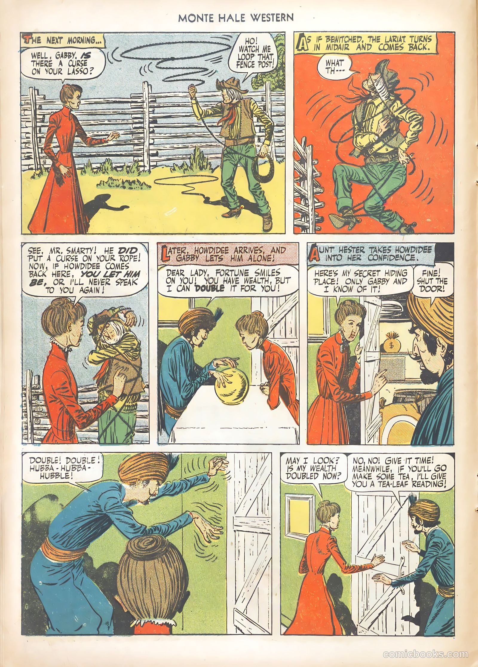 Monte Hale Western #49 (1950) — page 16 of 36