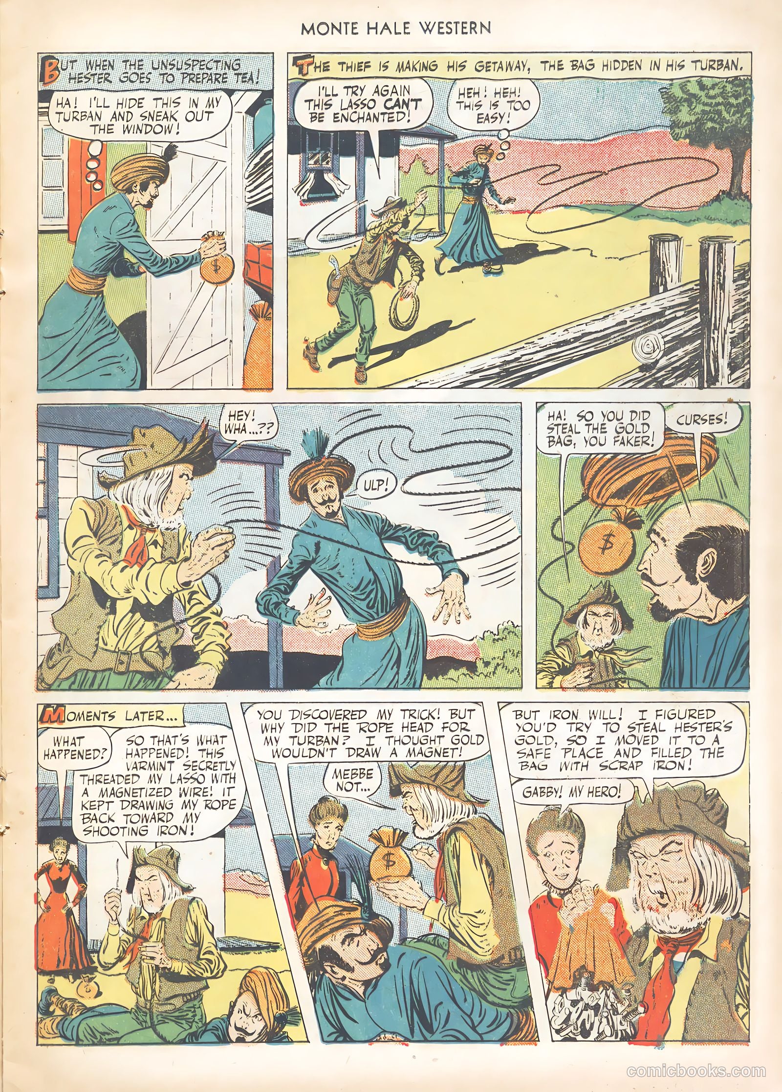 Monte Hale Western #49 (1950) — page 17 of 36