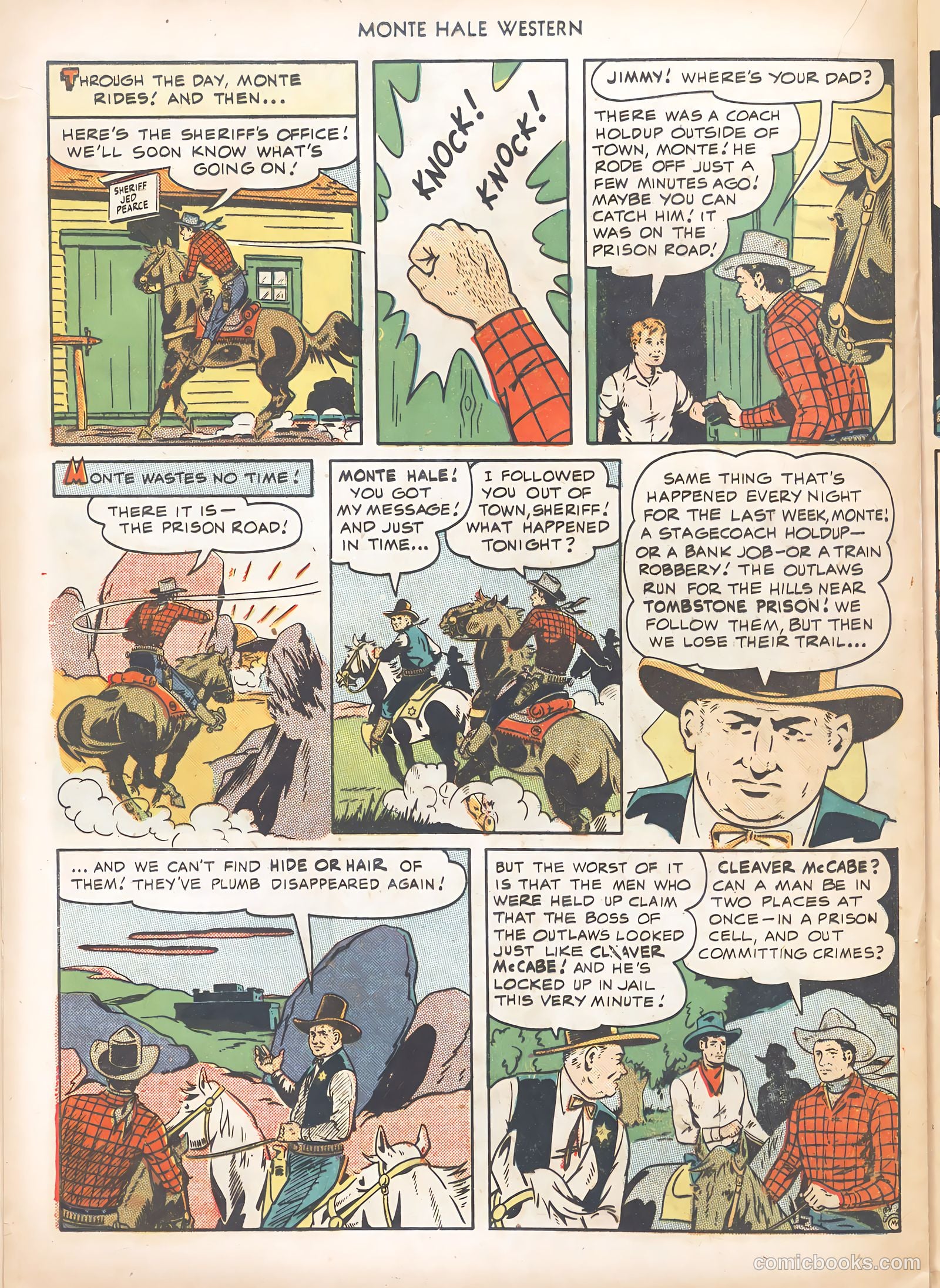 Monte Hale Western #49 (1950) — page 20 of 36