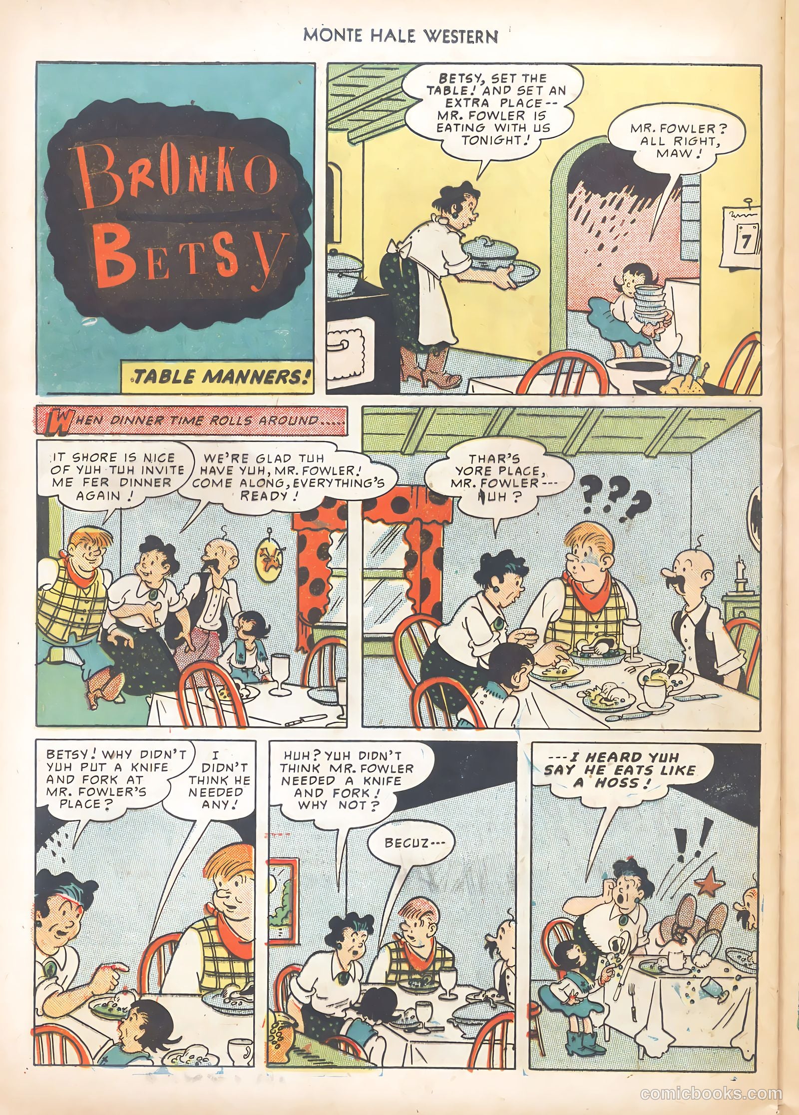 Monte Hale Western #49 (1950) — page 24 of 36