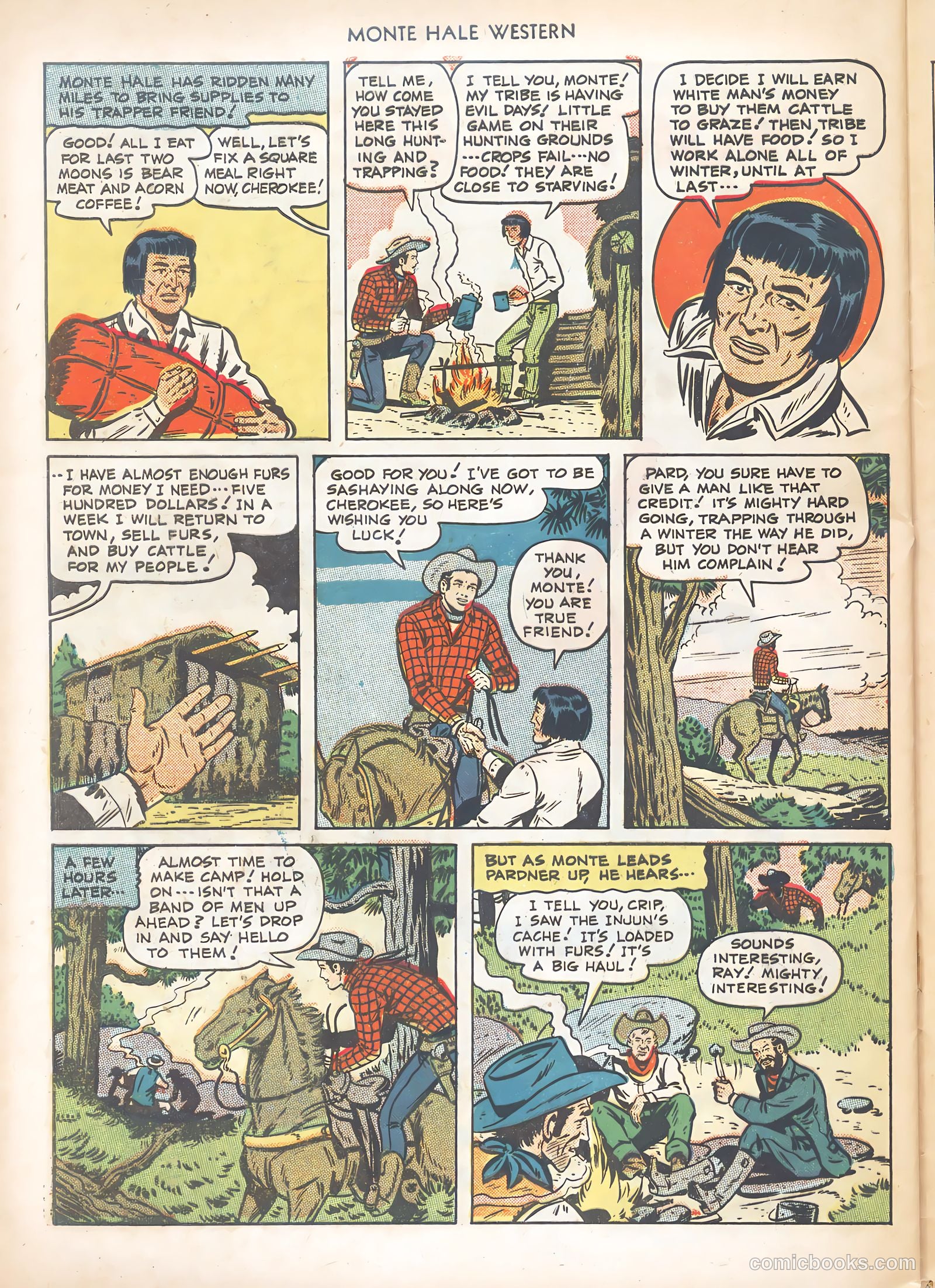 Monte Hale Western #49 (1950) — page 28 of 36