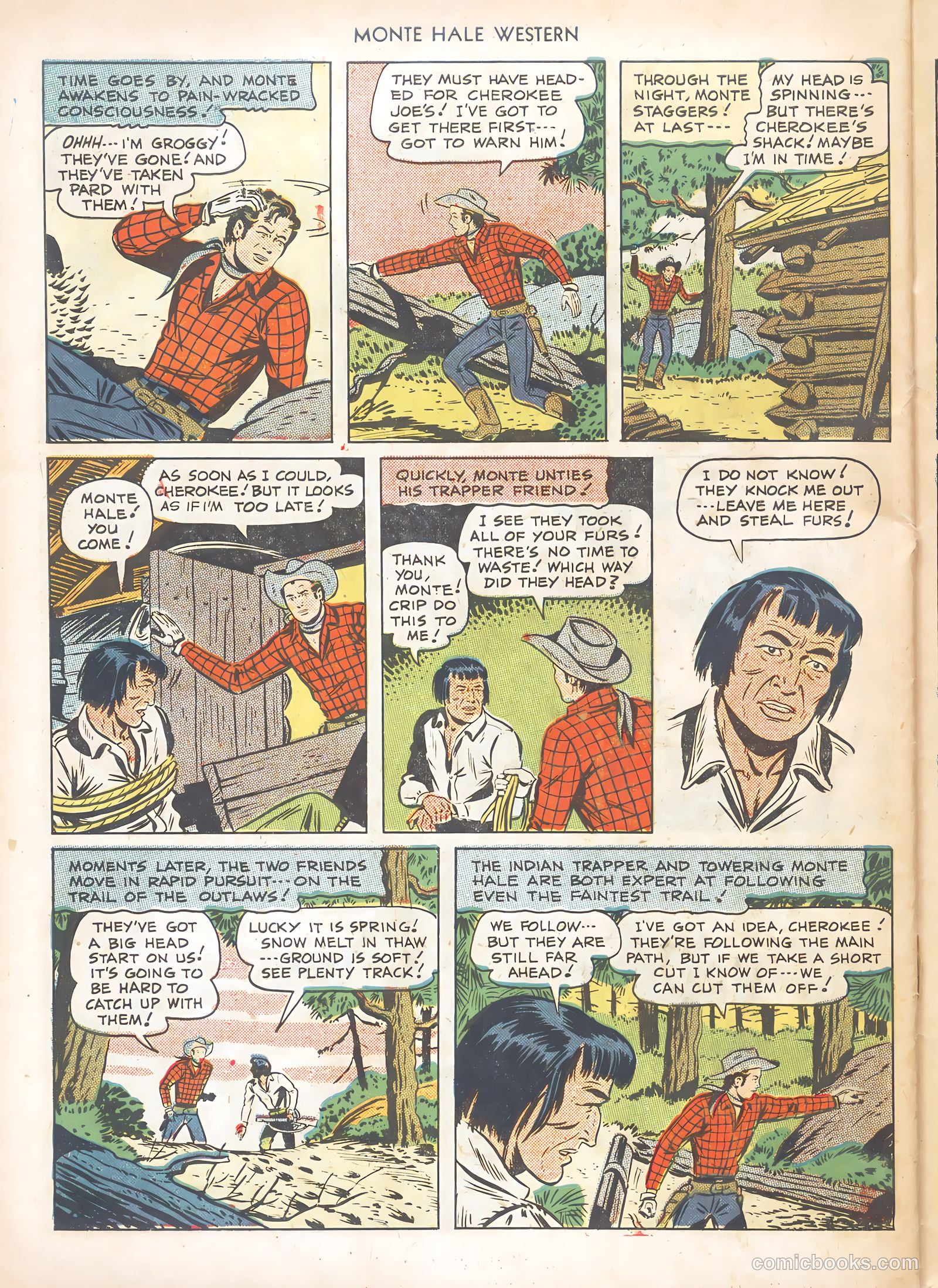 Monte Hale Western #49 (1950) — page 30 of 36