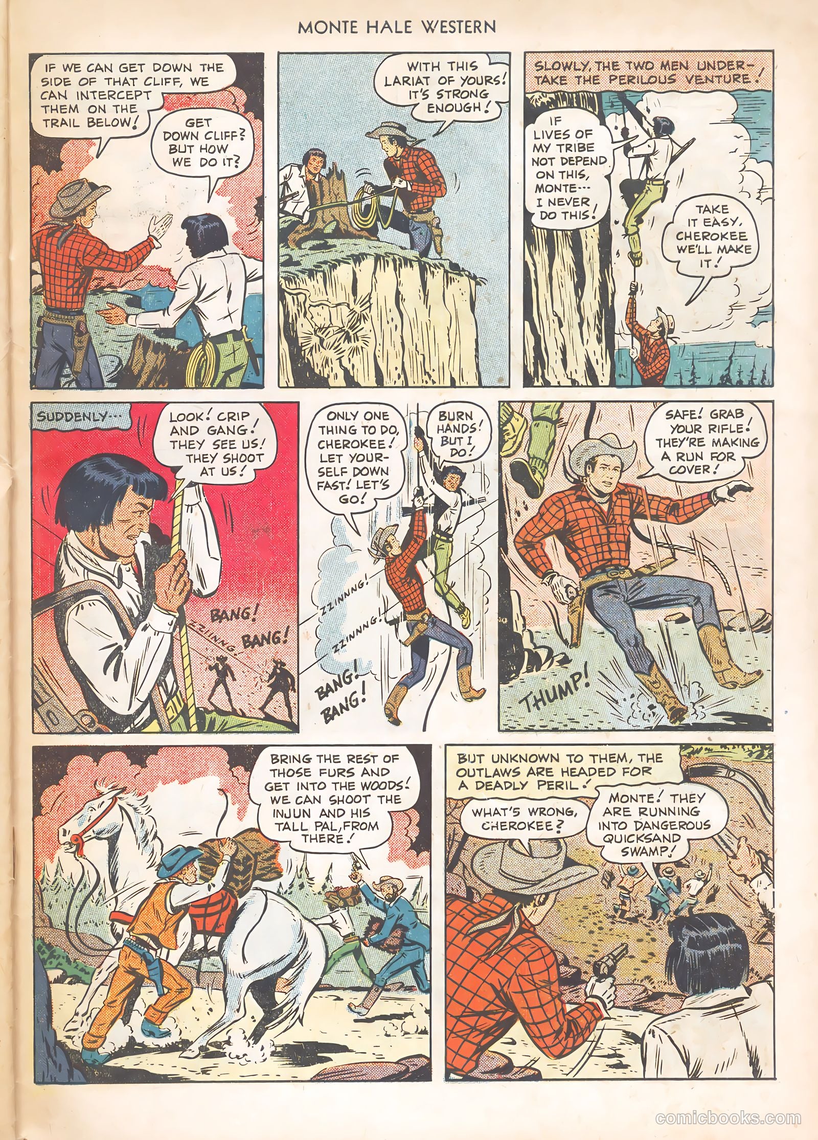 Monte Hale Western #49 (1950) — page 31 of 36