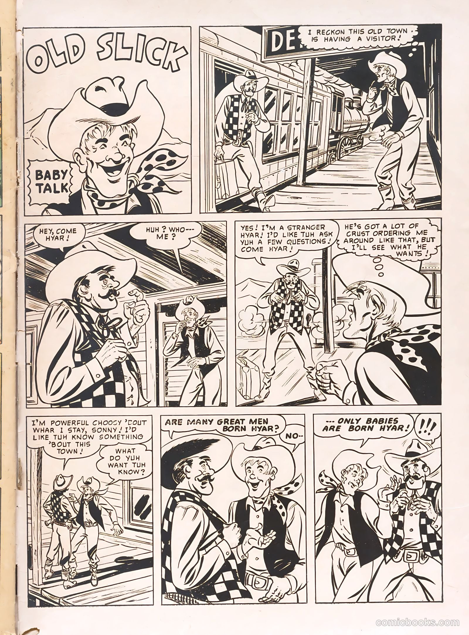 Monte Hale Western #49 (1950) — page 35 of 36