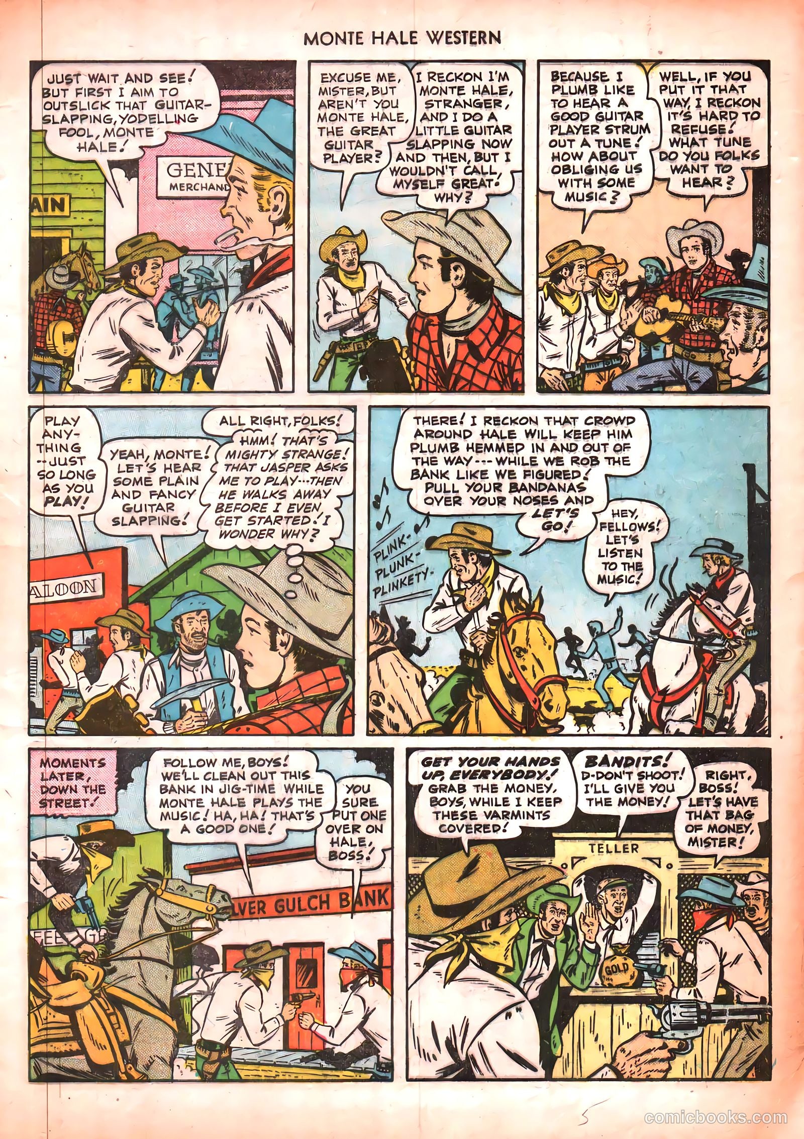Monte Hale Western #50 (1951) — page 5 of 52