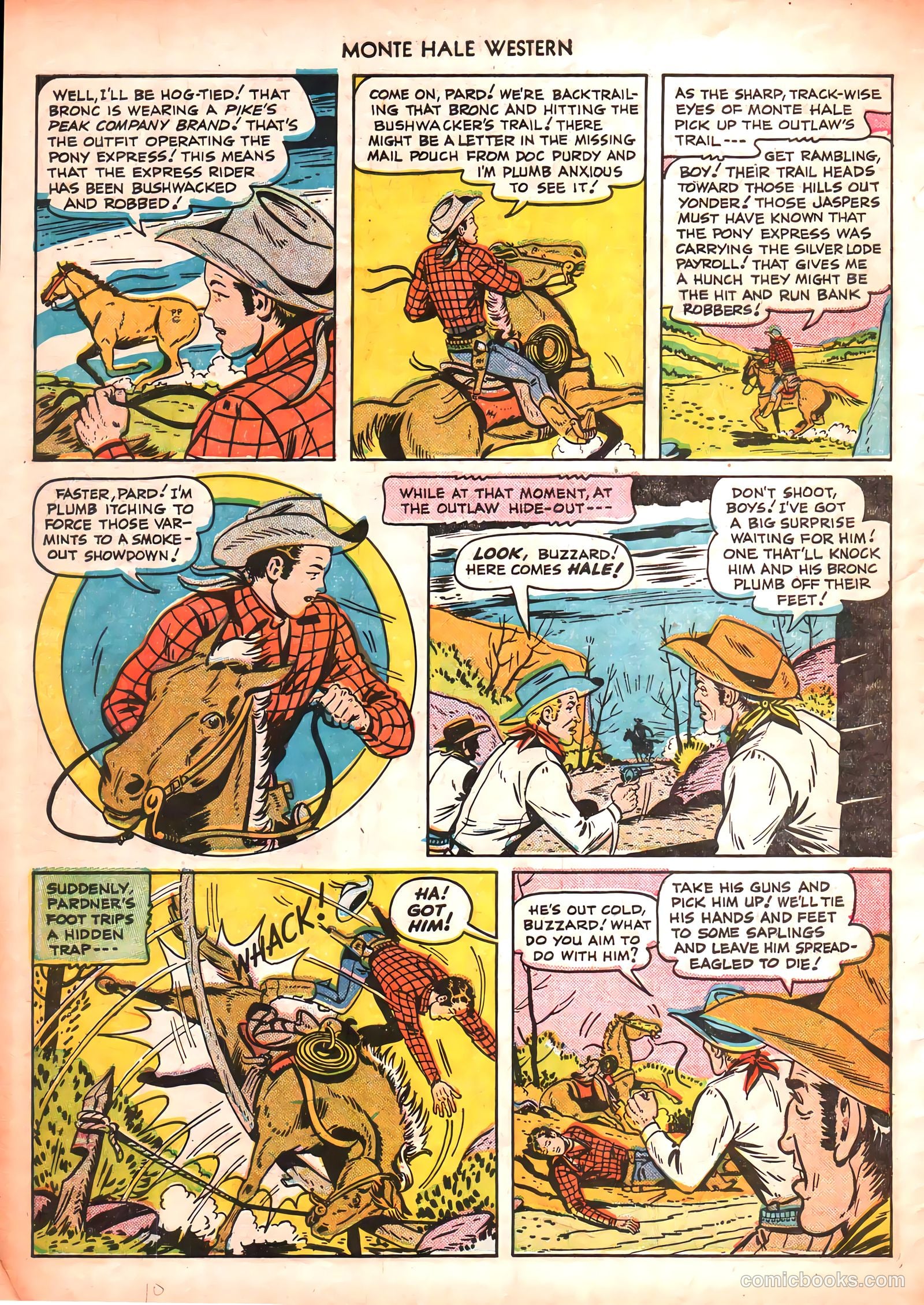 Monte Hale Western #50 (1951) — page 10 of 52