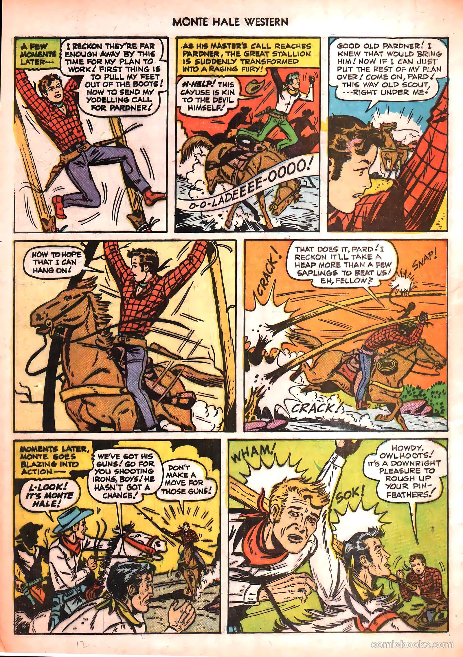 Monte Hale Western #50 (1951) — page 12 of 52