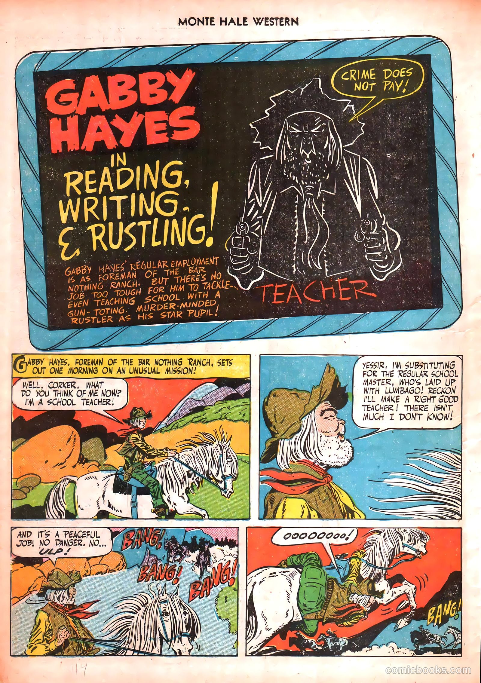 Monte Hale Western #50 (1951) — page 14 of 52