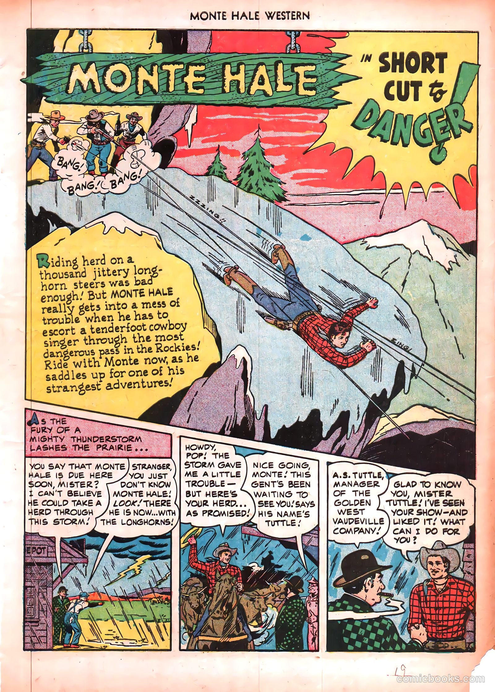 Monte Hale Western #50 (1951) — page 19 of 52