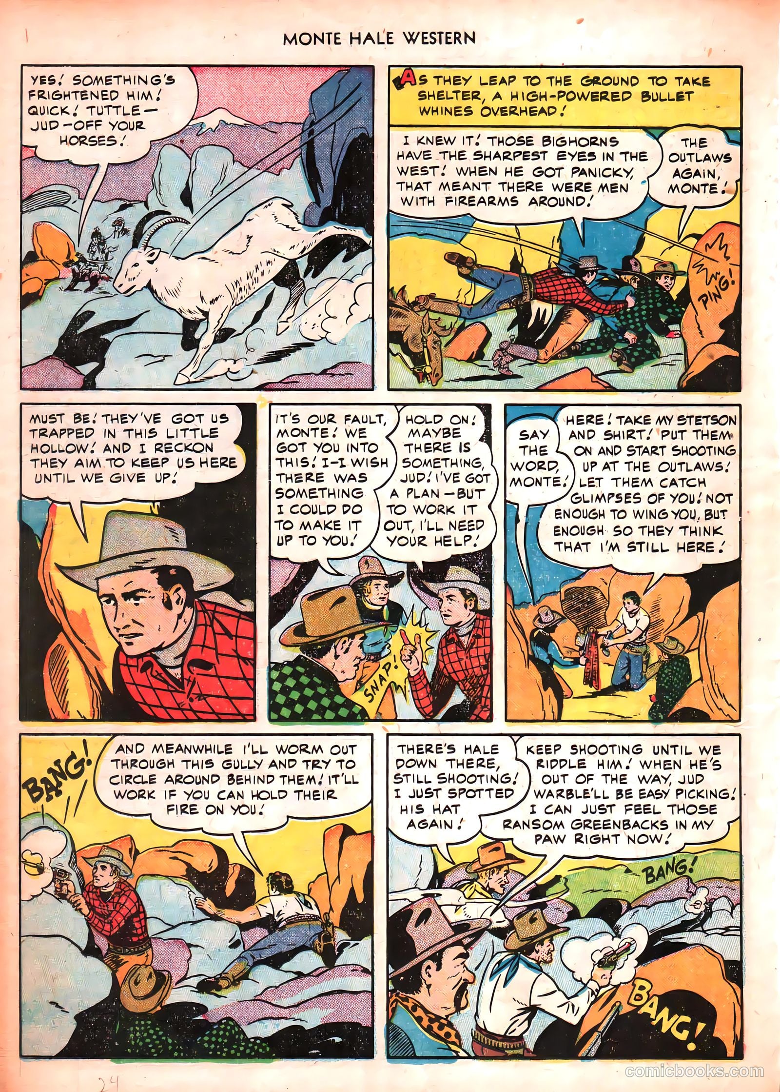Monte Hale Western #50 (1951) — page 24 of 52