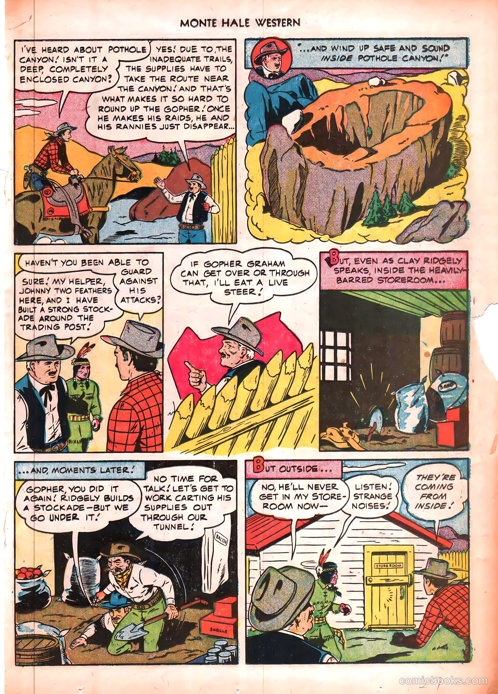 Monte Hale Western #50 (1951) — page 27 of 52