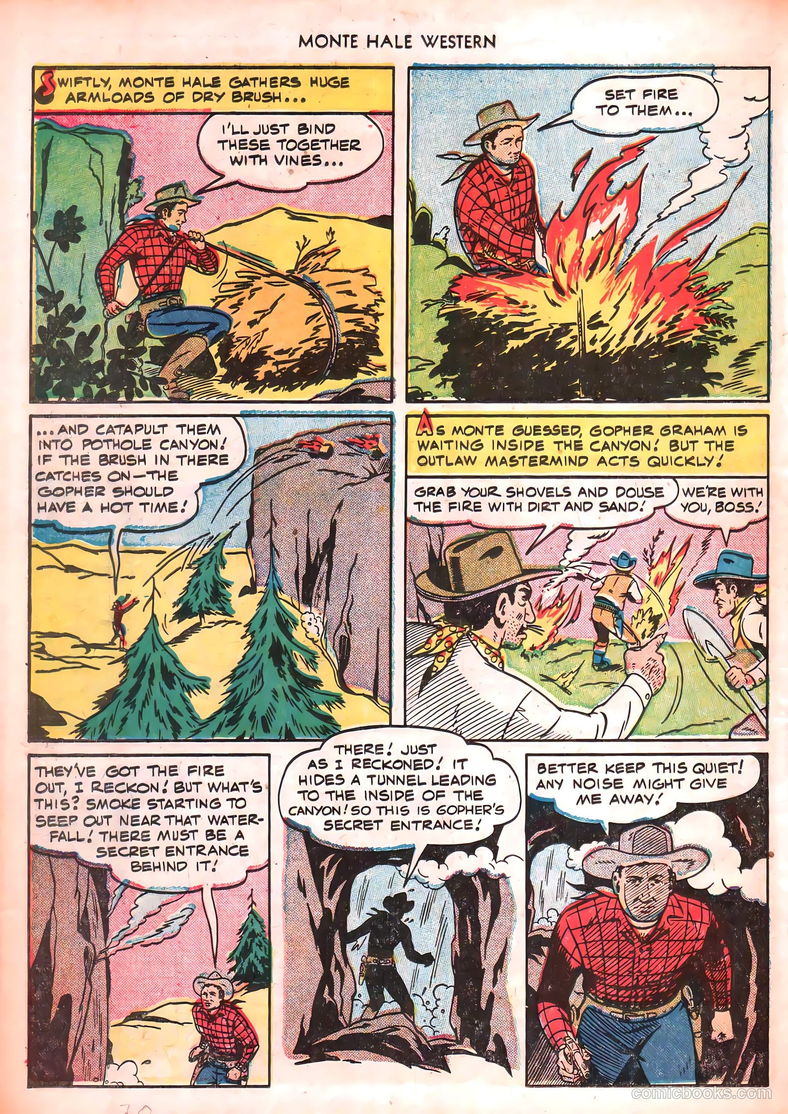 Monte Hale Western #50 (1951) — page 30 of 52