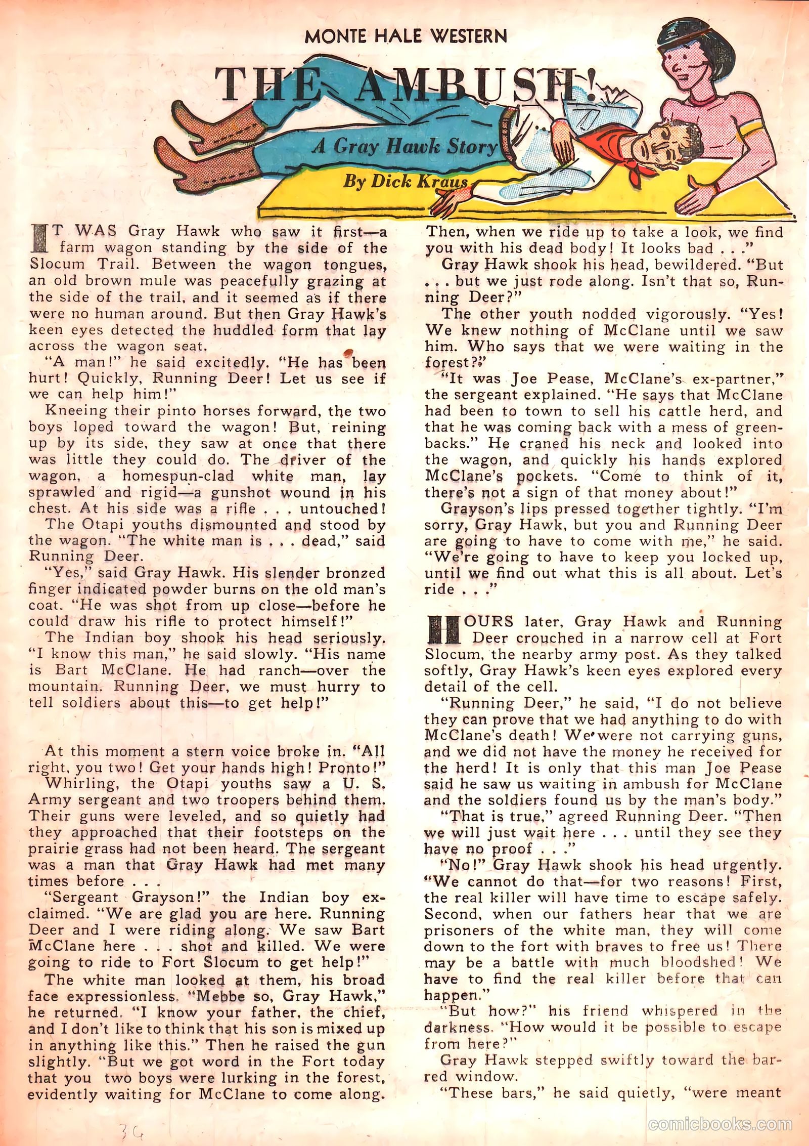 Monte Hale Western #50 (1951) — page 36 of 52