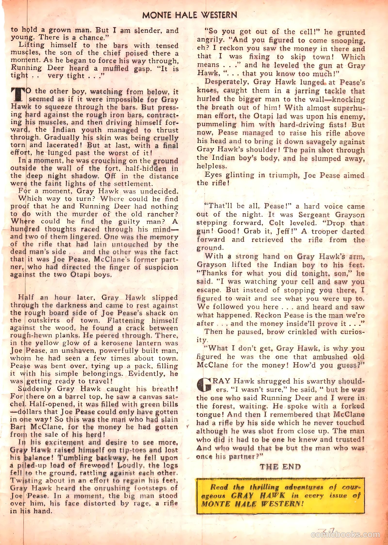 Monte Hale Western #50 (1951) — page 37 of 52