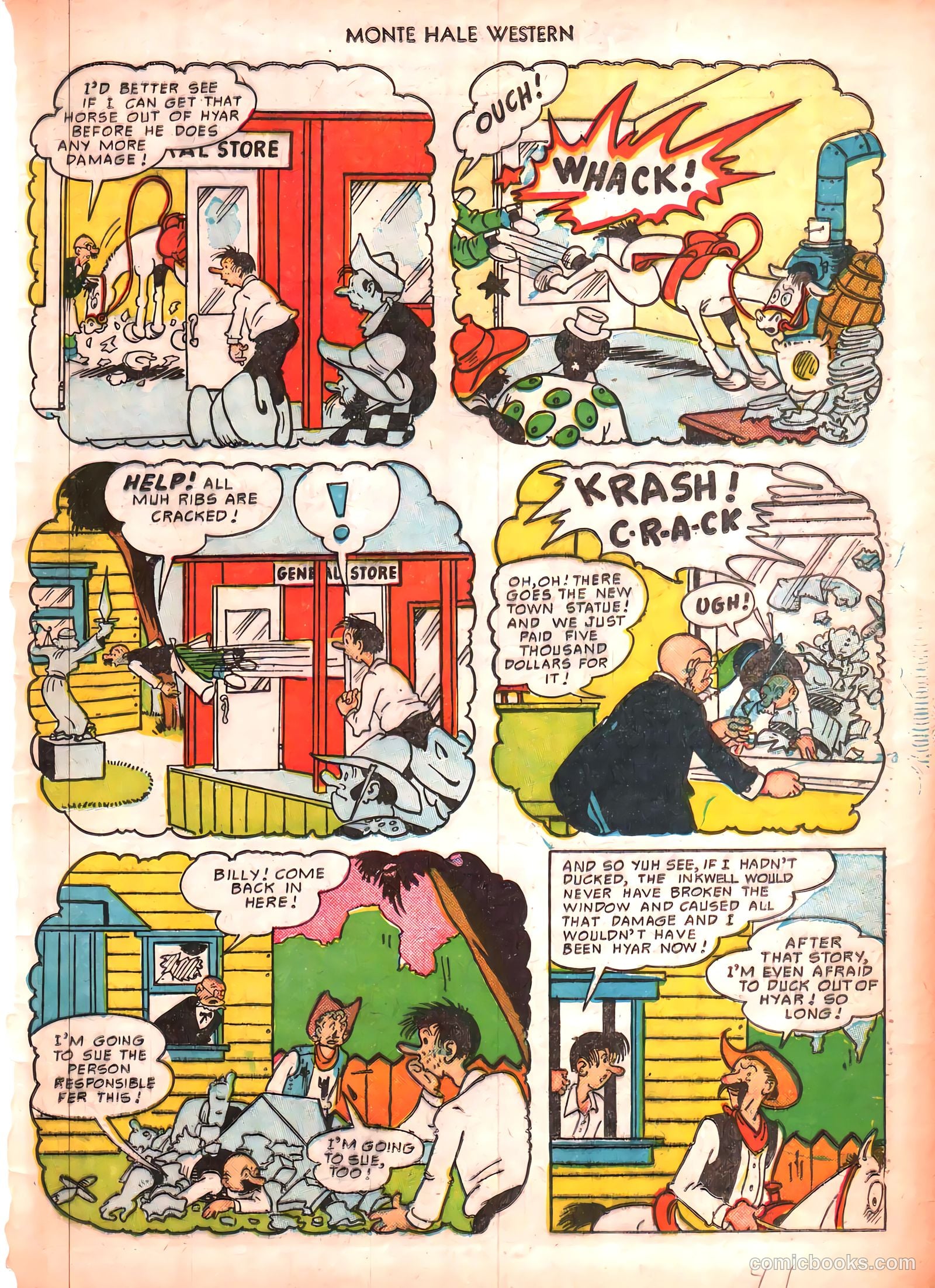 Monte Hale Western #50 (1951) — page 41 of 52