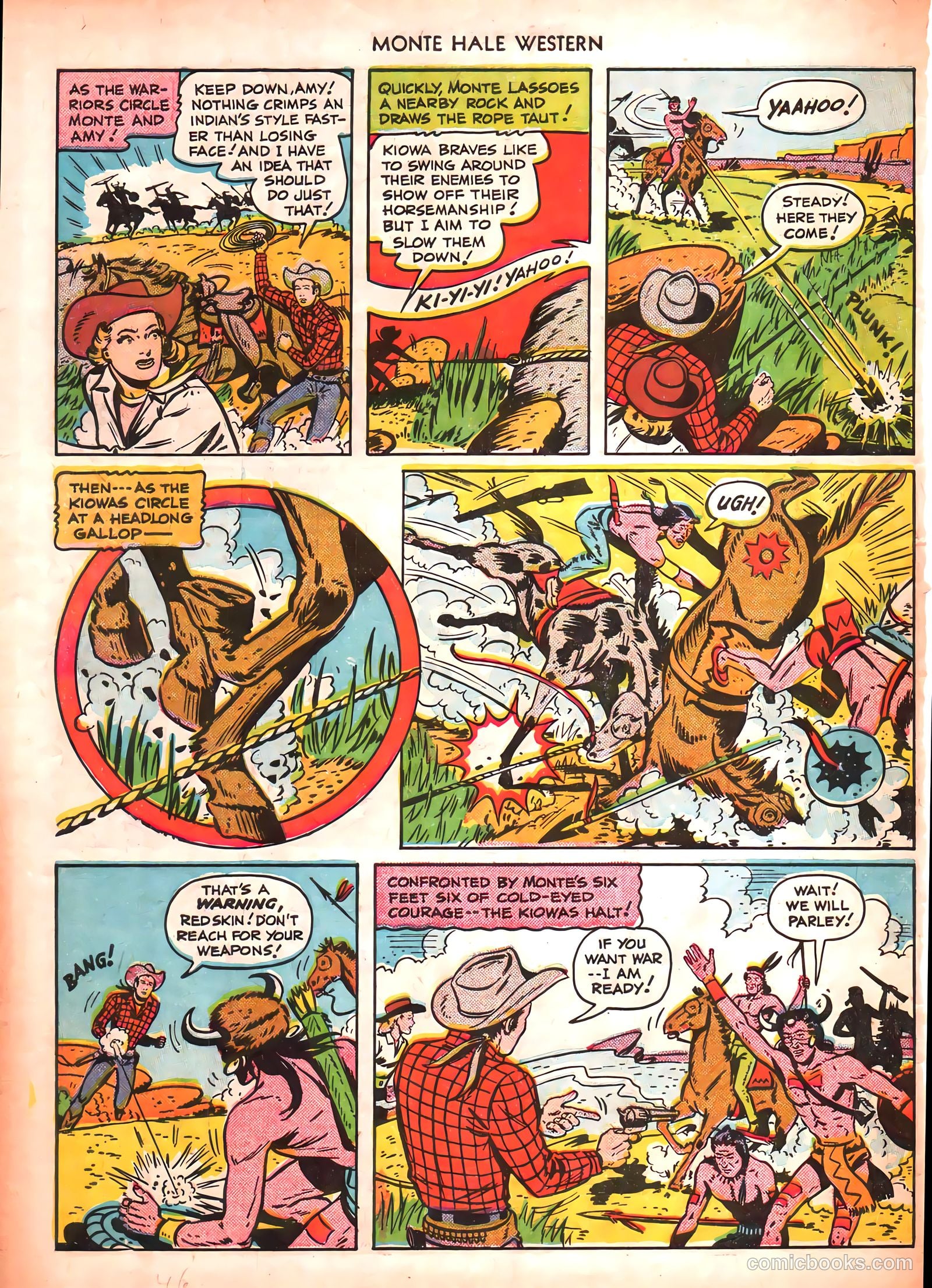 Monte Hale Western #50 (1951) — page 46 of 52
