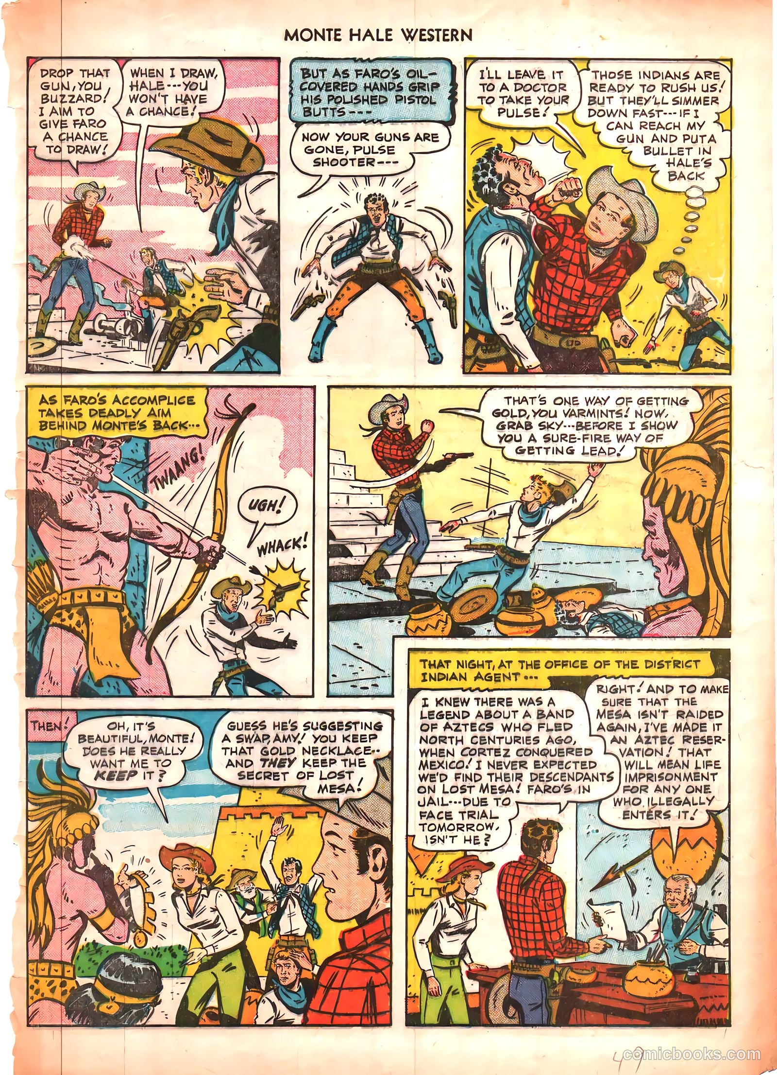 Monte Hale Western #50 (1951) — page 49 of 52