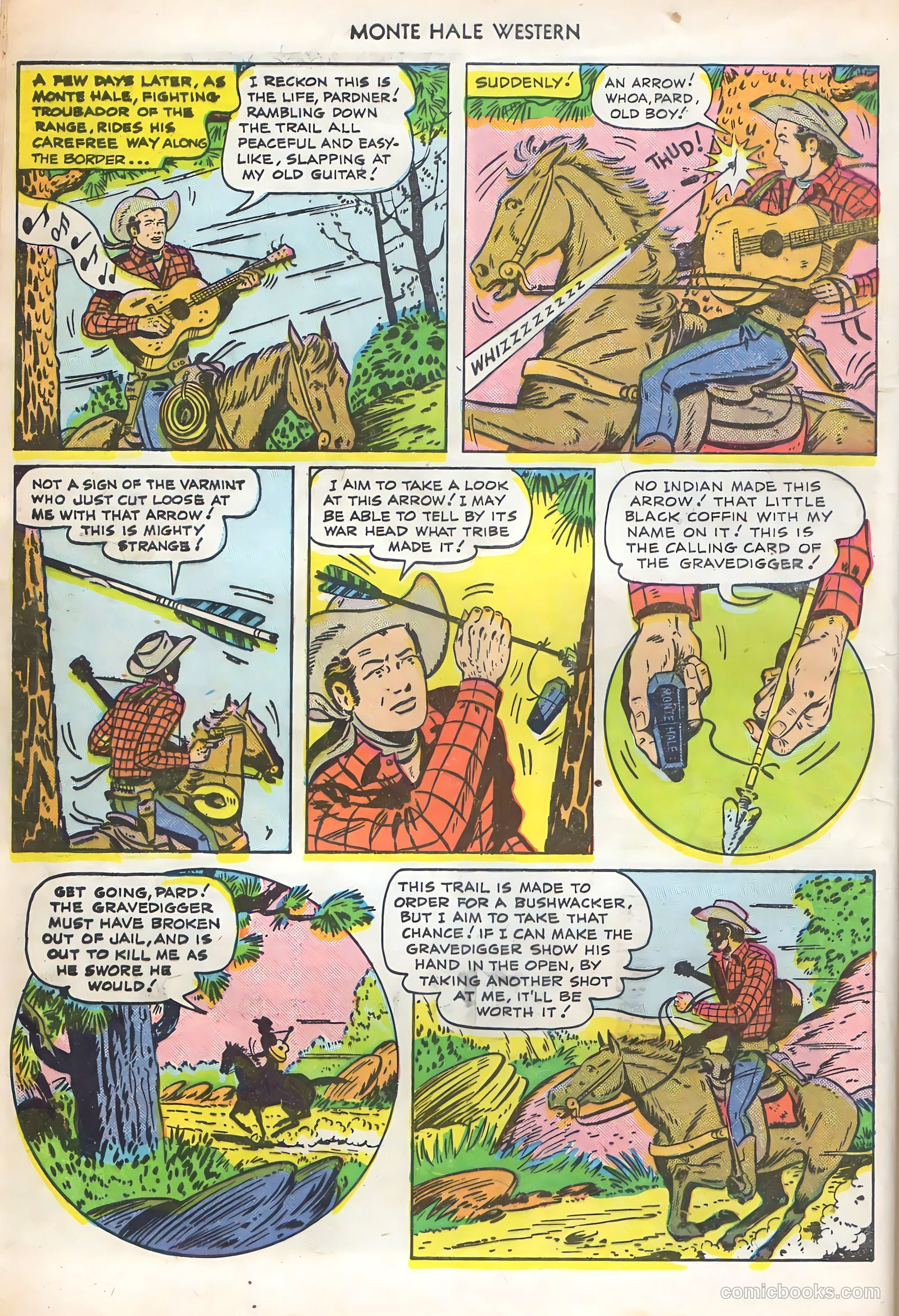 Monte Hale Western #51 (1950) — page 8 of 52