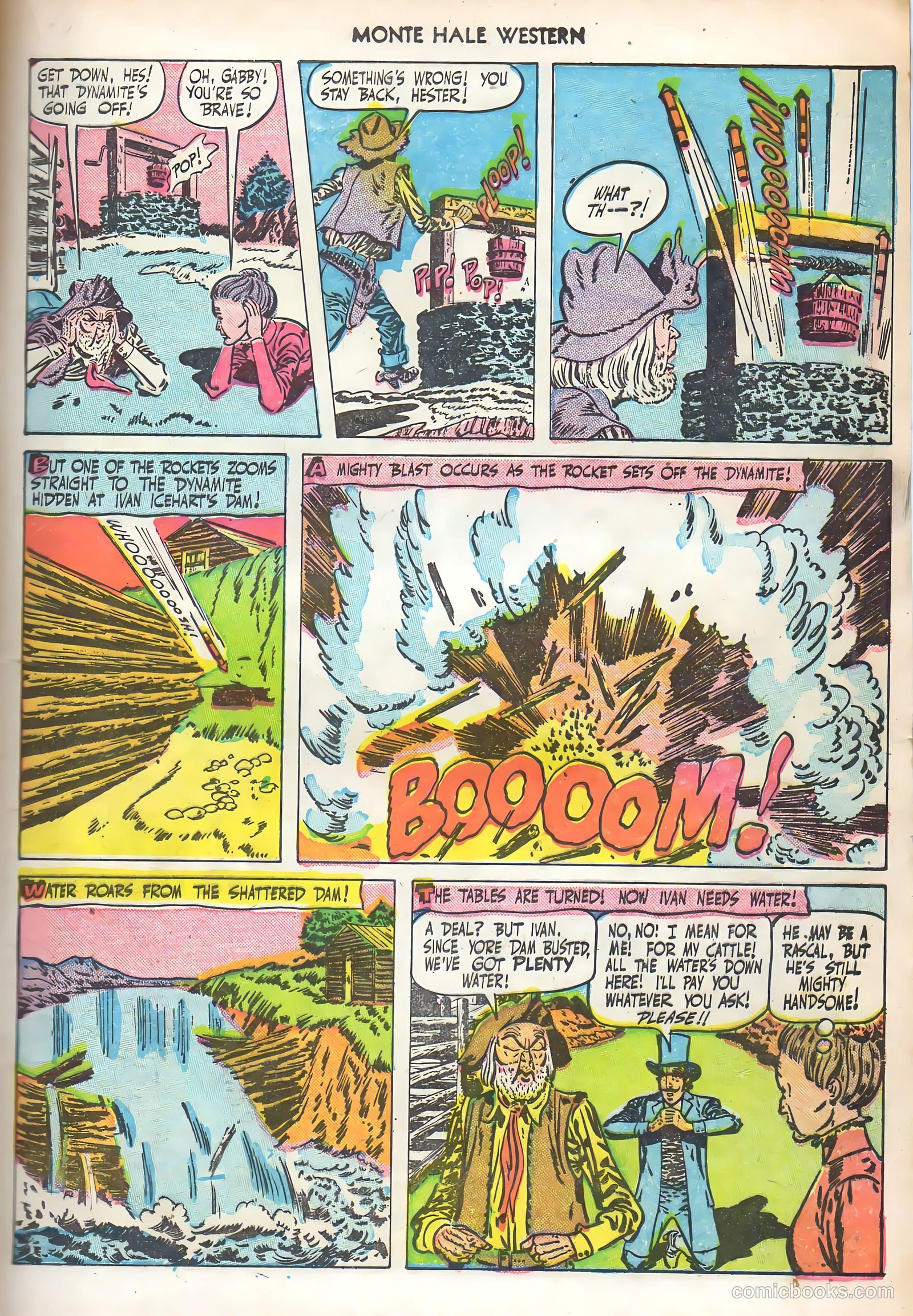 Monte Hale Western #51 (1950) — page 17 of 52