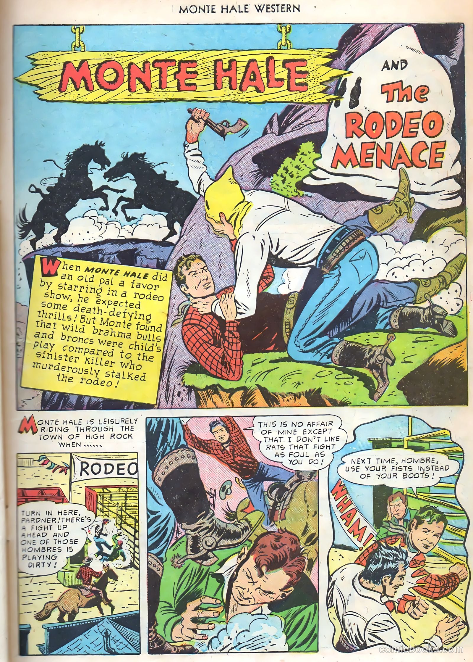 Monte Hale Western #51 (1950) — page 19 of 52