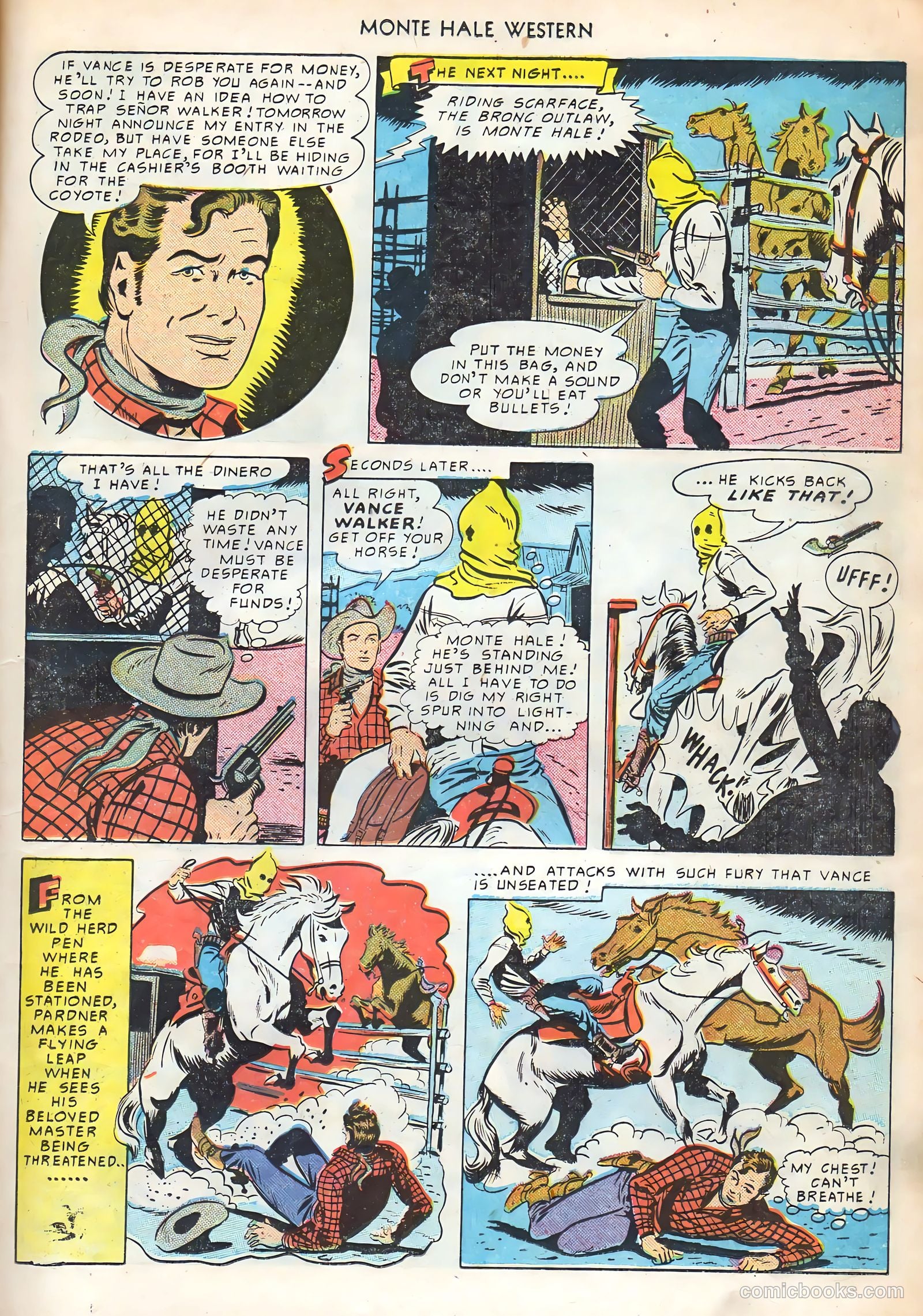 Monte Hale Western #51 (1950) — page 23 of 52