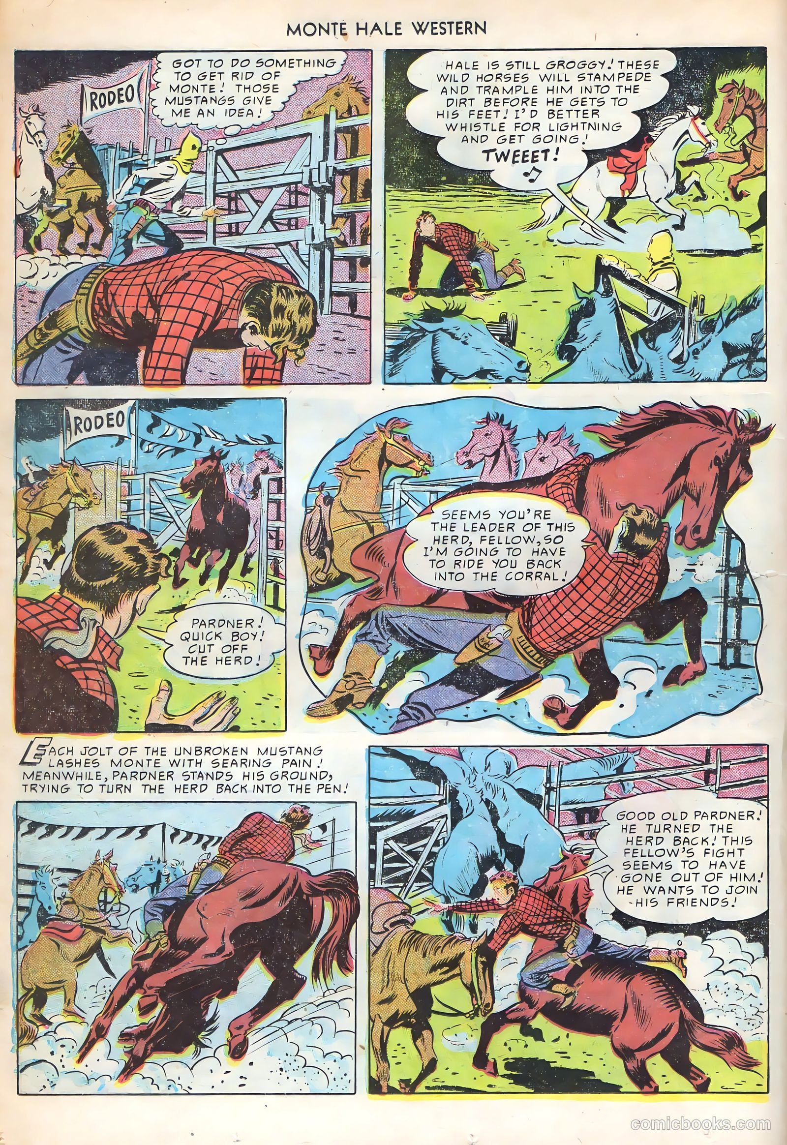 Monte Hale Western #51 (1950) — page 24 of 52