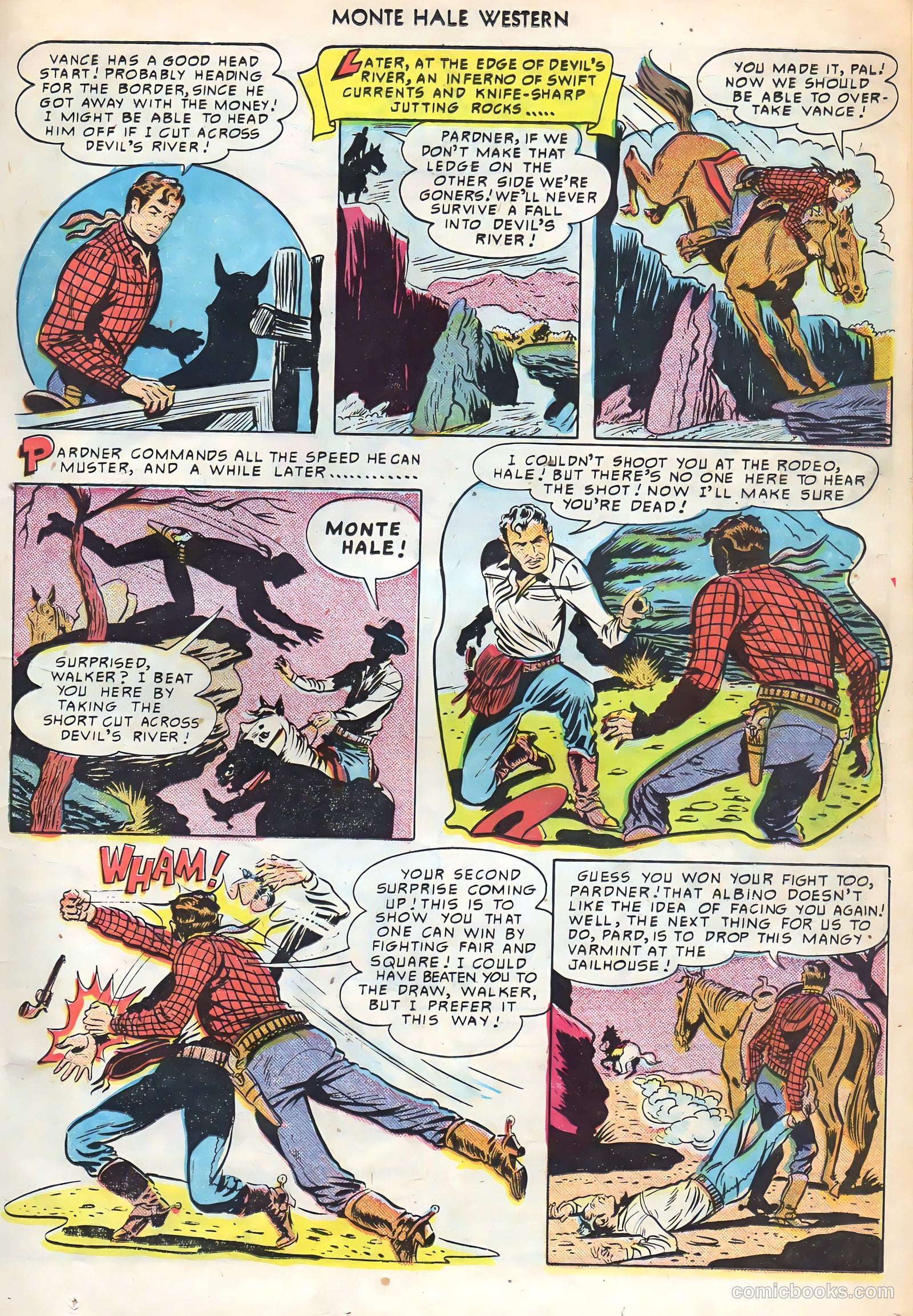Monte Hale Western #51 (1950) — page 25 of 52