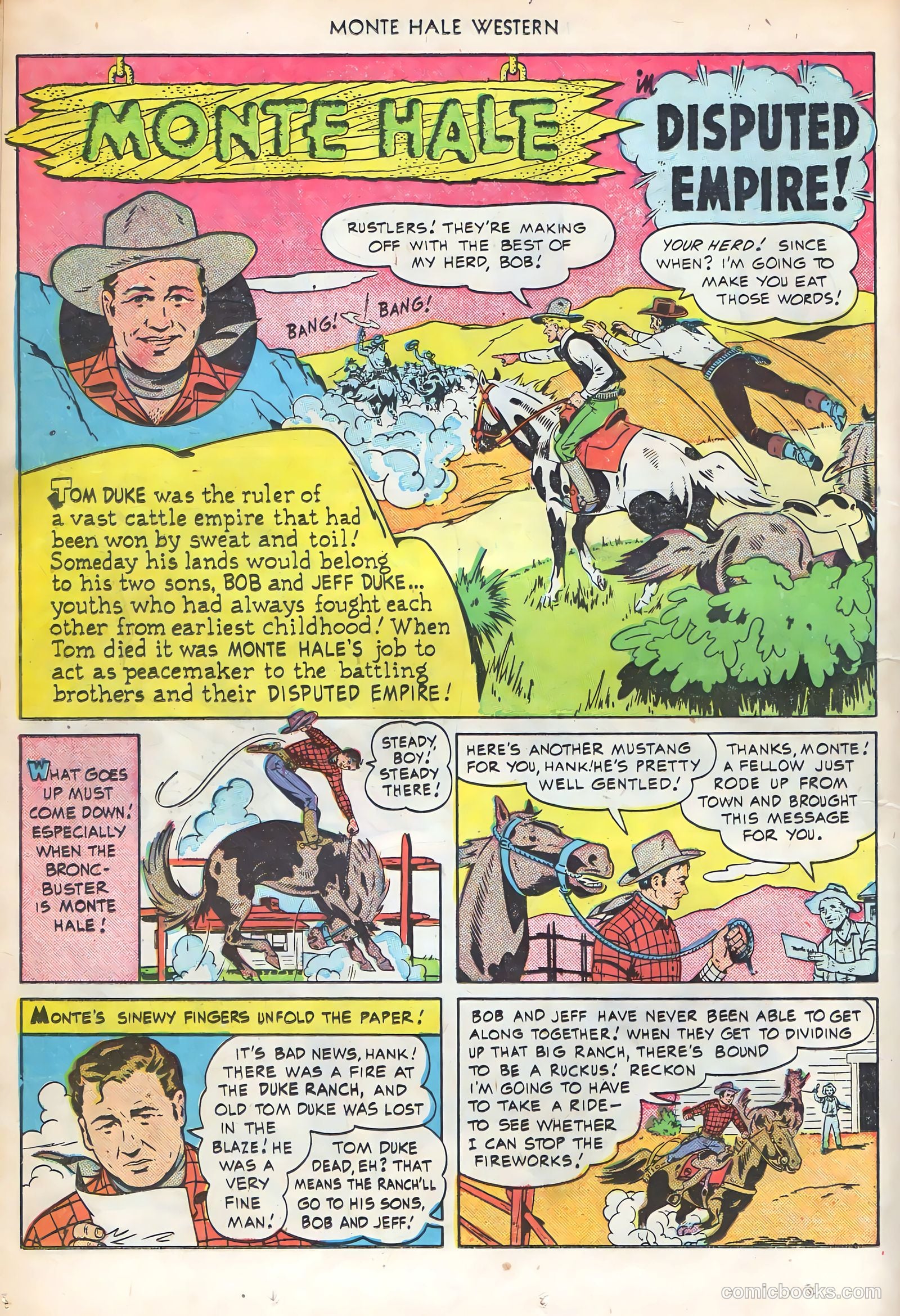 Monte Hale Western #51 (1950) — page 26 of 52