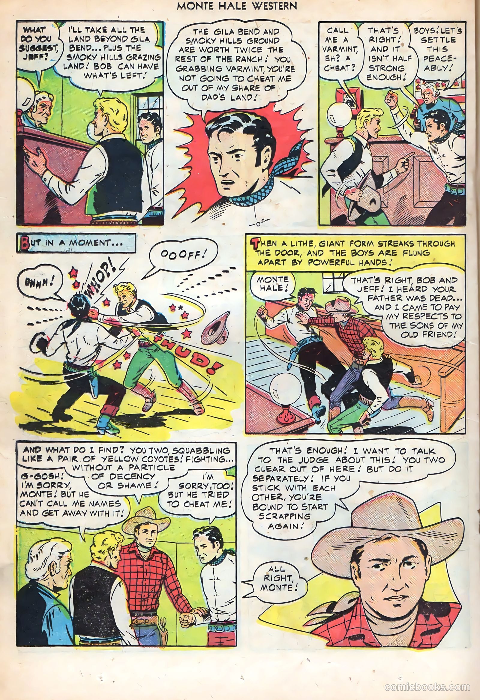 Monte Hale Western #51 (1950) — page 28 of 52